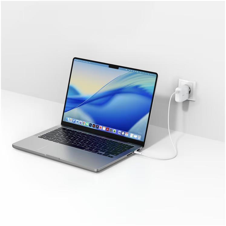 Adapter Belkin BOOSTCHARGE / USB-C / Power Delivery / 100W / GaN / Prizë e Palosshme - Bardhë - 5