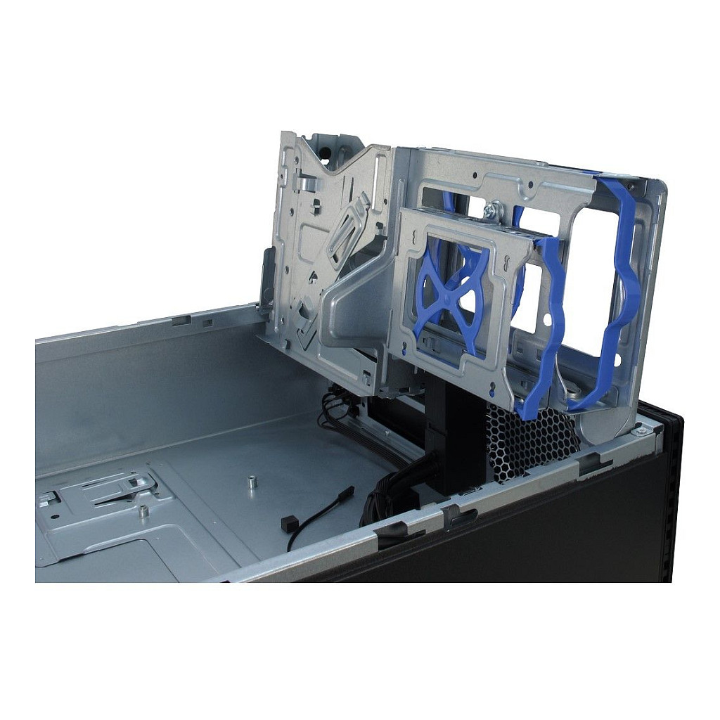 Kasë PC Inter-Tech IT-503 / Mini Tower / Micro-ATX / Mini-ITX / 2x USB 3.0 + 2x USB 2.0 - Zezë - 7