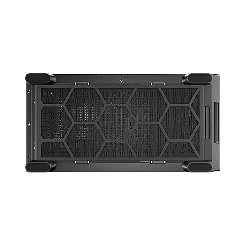 Kasë PC Antec FLUX / Midi Tower / E-ATX + ATX / 3x 120mm + 1x 140mm Fan / Tempered Glass + Wood - Zezë - 13