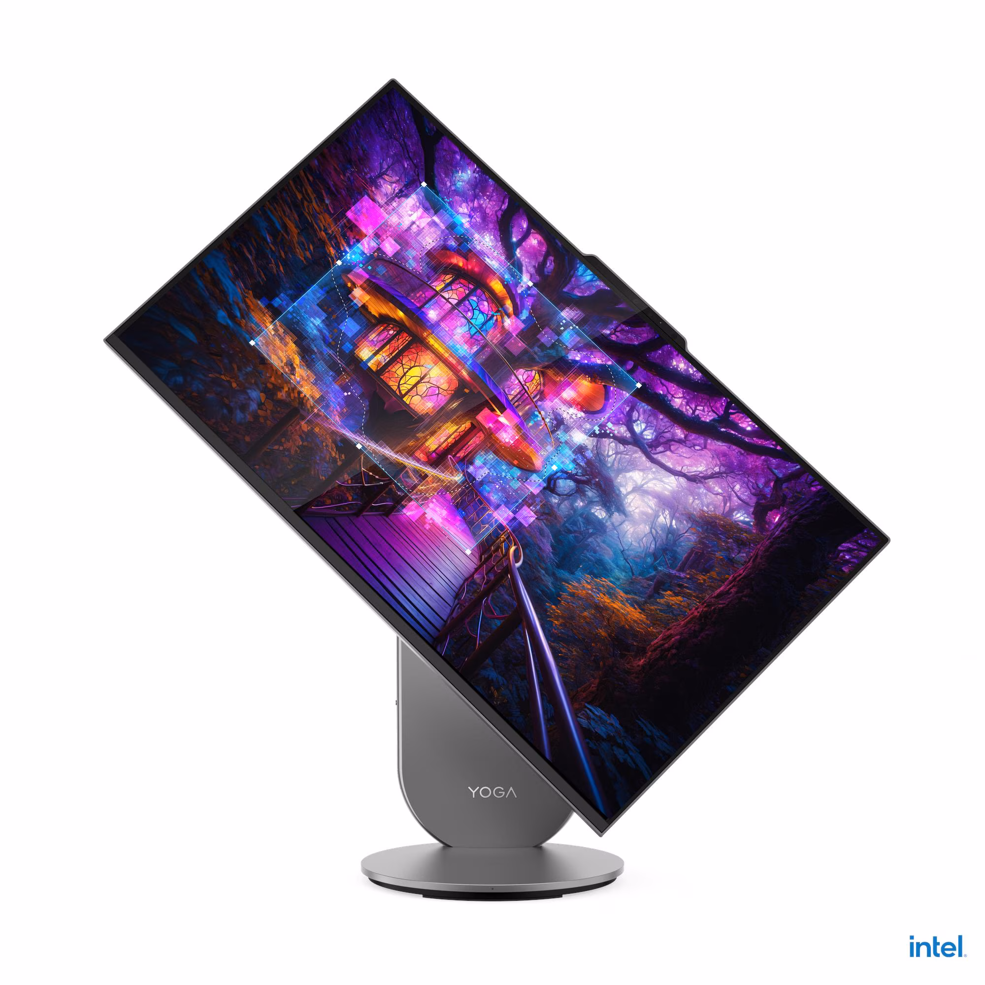 AIO Lenovo Yoga 27IAH10 / Core Ultra 9 285H / 32GB LPDDR5x / 1TB / 27" QHD IPS 120Hz / RTX 4050 6GB / Wireless Tastierë + Maus - Luna Grey