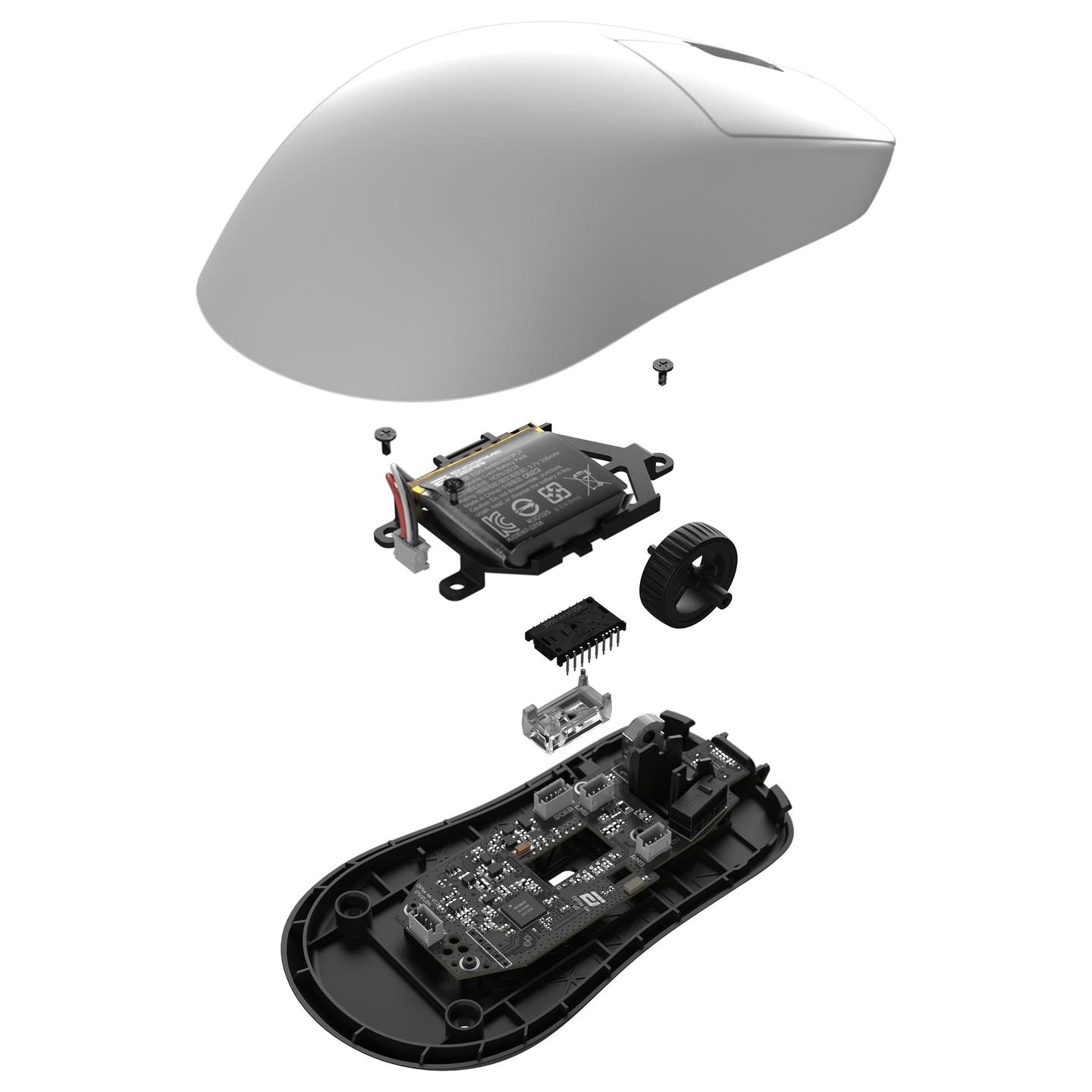 Maus Gaming Endgame Gear OP1w 4K v2 / Wireless / PixArt PAW3950 / 30.000 DPI / 4000Hz / 6 Butona / 2.4 GHz - Bardhë - 15