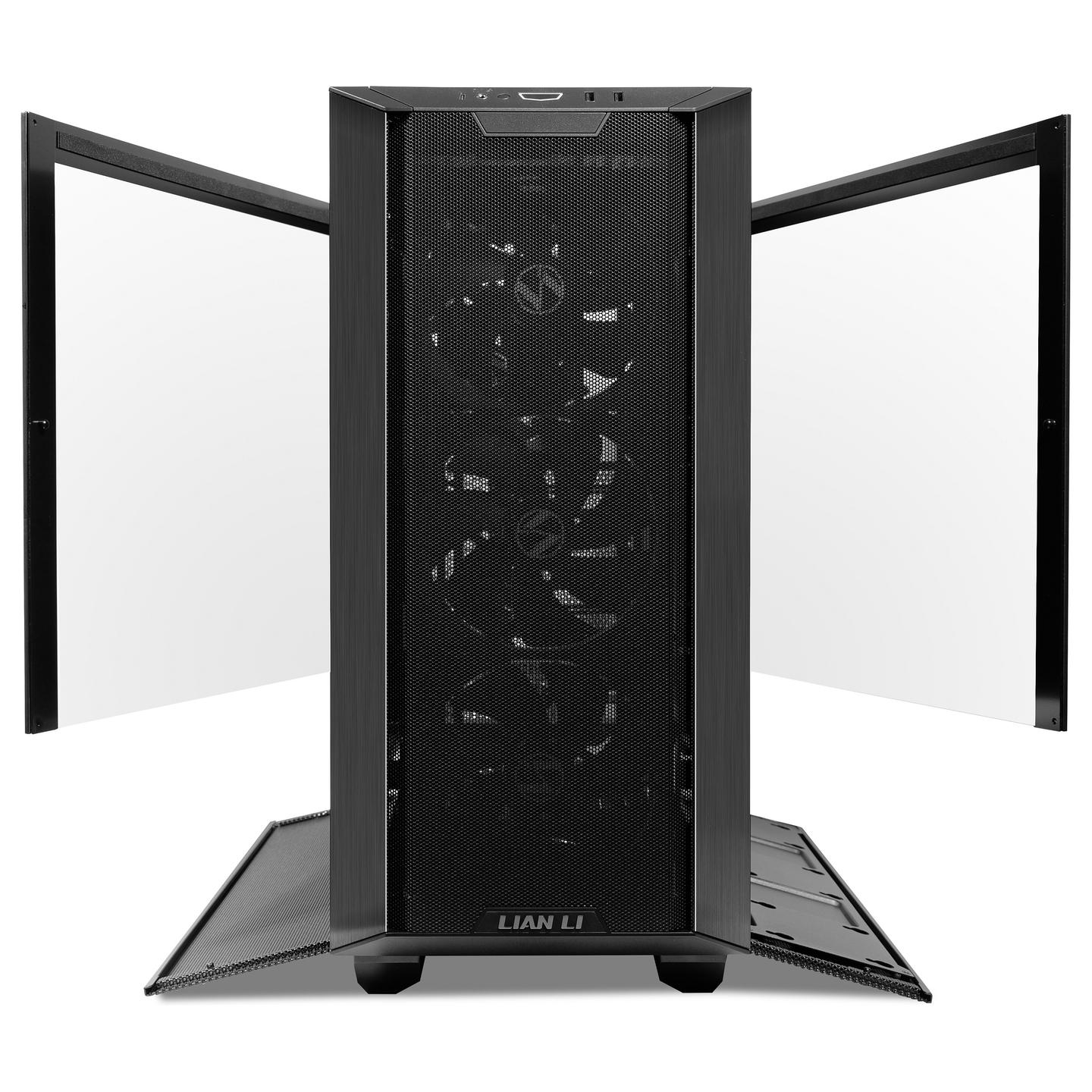 Kasë Lian Li LANCOOL III, Mid Tower, E-ATX, ATX, Micro-ATX, Mini-ITX, Tempered Glass - Zezë - 4