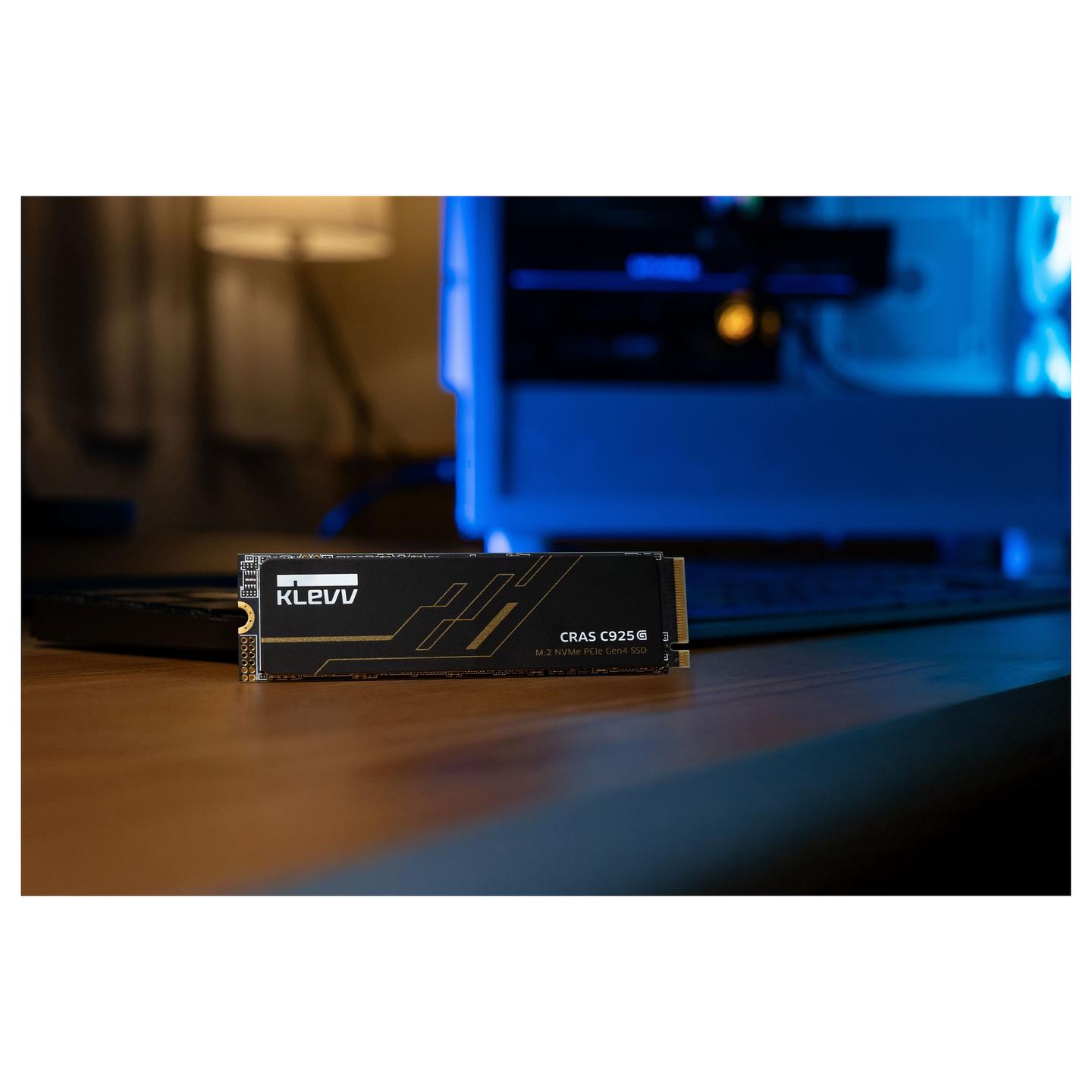 SSD e Brendshme KLEVV CRAS C925G, 1TB, M.2 2280, PCIe 4.0 x4 NVMe, 7400MB/s Read, 6300MB/s Write - 14