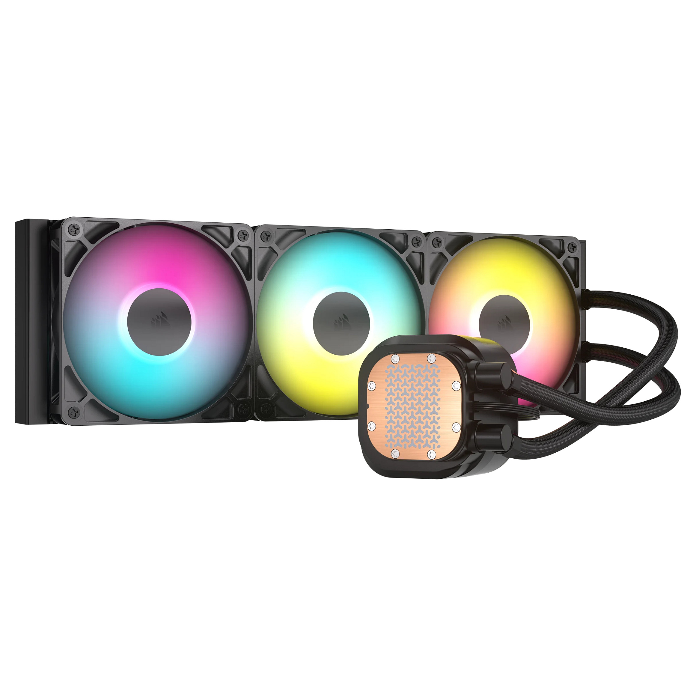 Ftohës për Procesor Corsair Nautilus 360 RS ARGB / AIO / 360mm / 3x120mm / ARGB - Zezë - 12