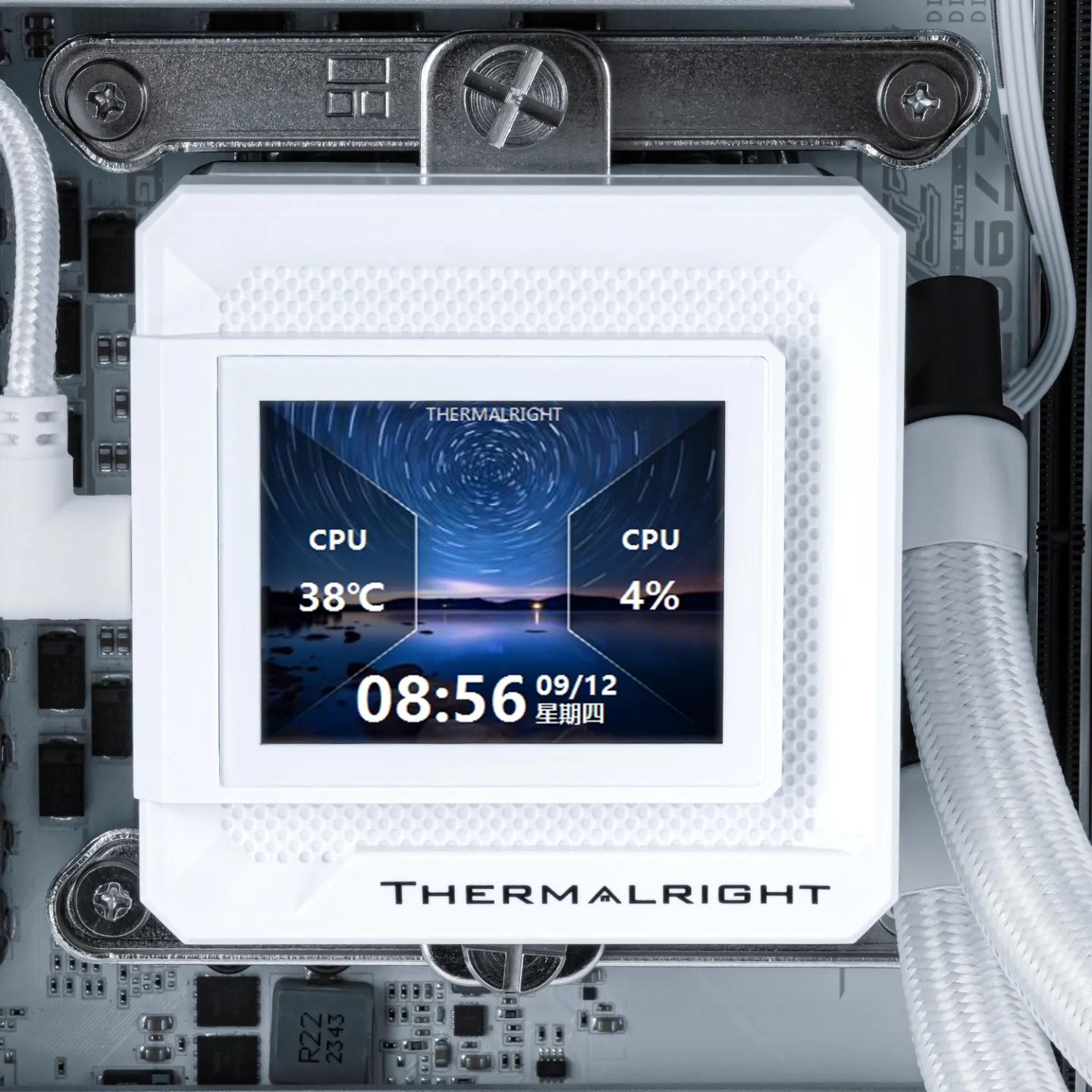 Ftohës për Procesor Thermalright Frozen Warframe 360 SE ARGB, 360mm - Bardhë - 5