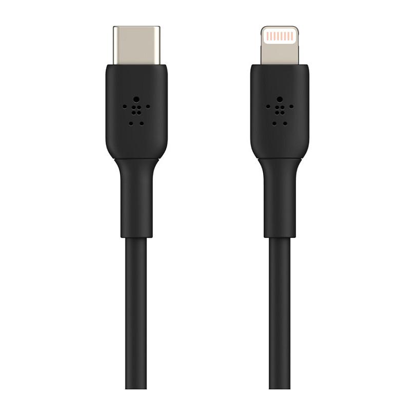 Kabllo USB Belkin BoostCharge CAA003BT1MBK / USB-C në Lightning / 18W / MFi / 1m – Zezë - 5