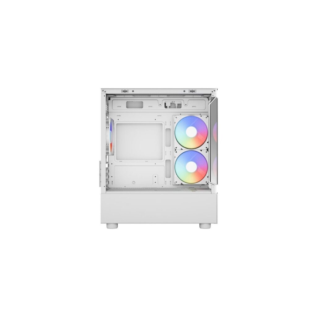 Kasë PC Aerocool Viewport Mini / Mini Tower / Micro ATX / 7x Fan Support / Tempered Glass / 240/280mm Radiator / ARGB - Bardhë - 3