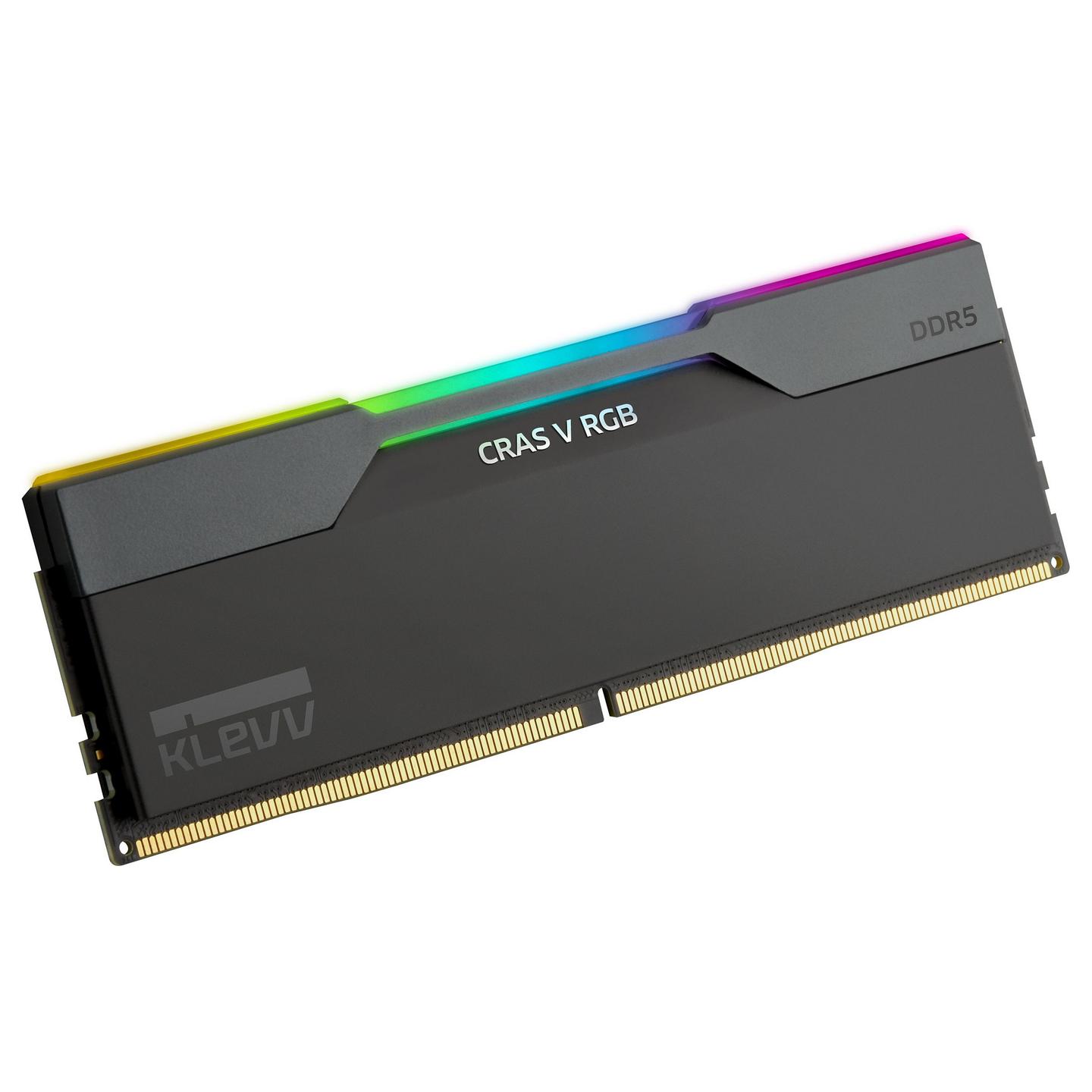 Memorie DDR5 KLEVV CRAS V RGB, 32GB (2x16GB), 6400MT/s, CL30, AMD EXPO, Intel XMP, RGB - Zezë - 4