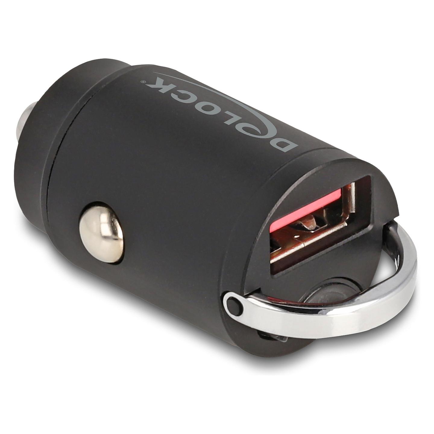 Adapter telefoni për veturë DeLOCK 64277 , USB-A Femër , 18W , 12–24V - Zezë - 3
