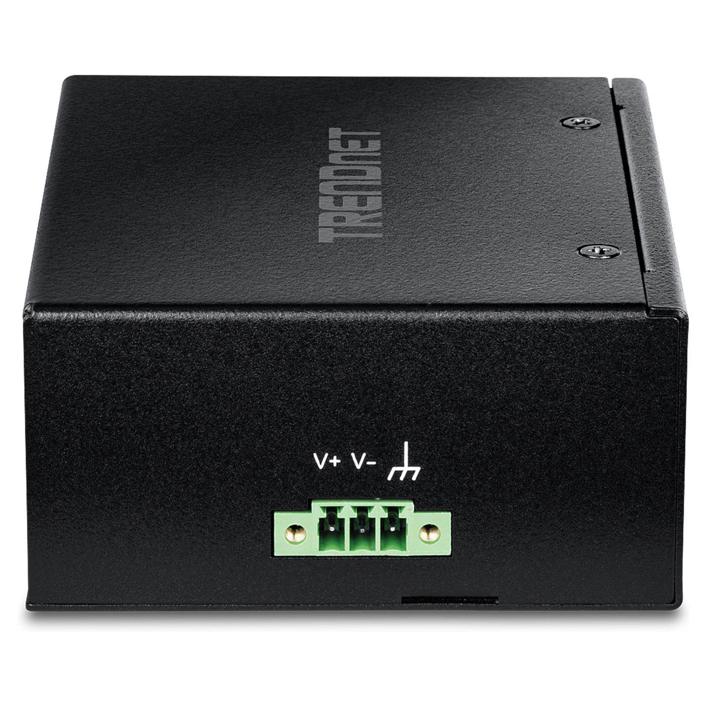 Switch Industrial TRENDnet TI-PGLC80, 8 porta Gigabit Ethernet PoE+, PoE 200W, Unmanaged, Switching Capacity 16Gbps, IP30, DIN-Rail - Zezë - 4