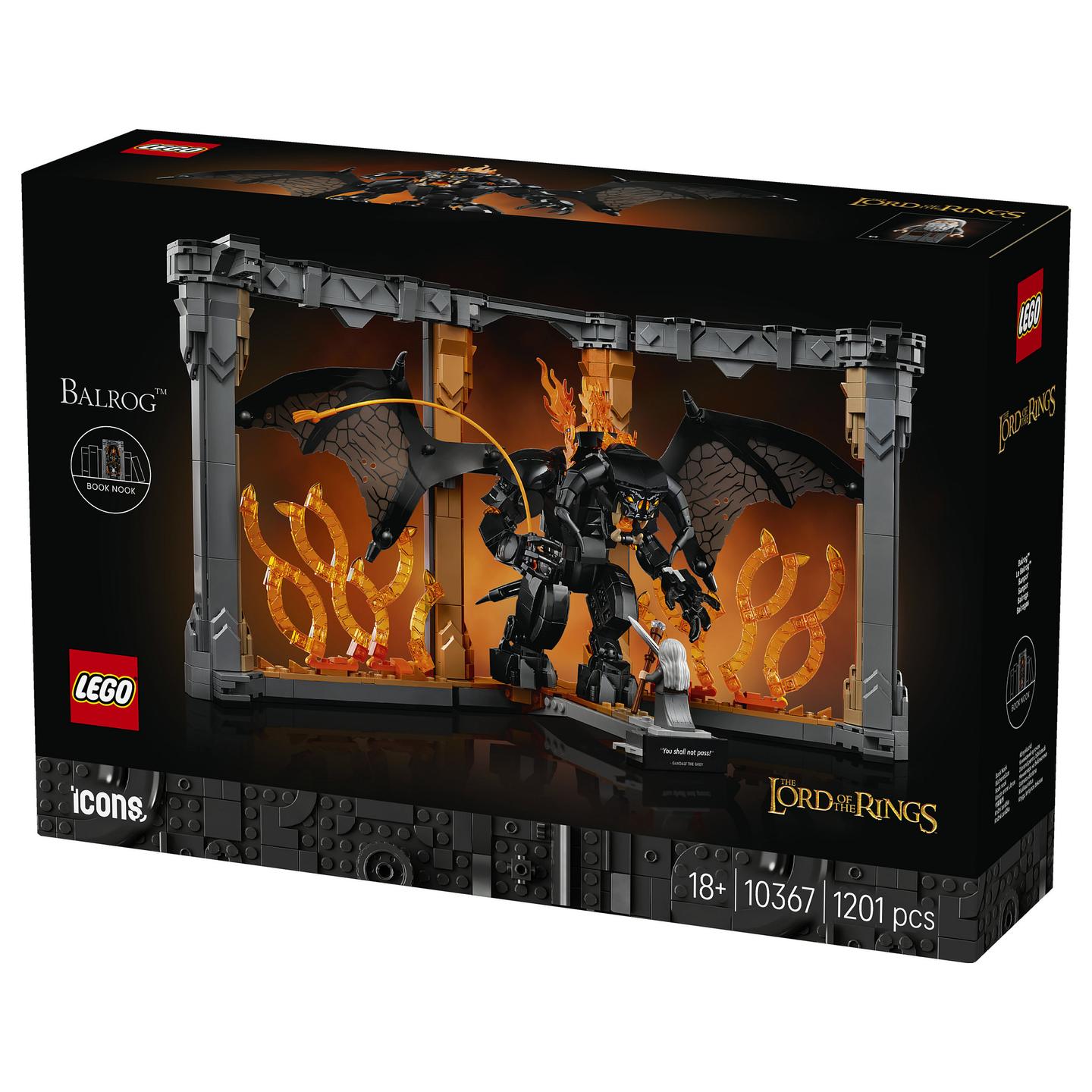 LEGO Icons The Lord of the Rings: Gandalf vs. Balrog 10367 - 8