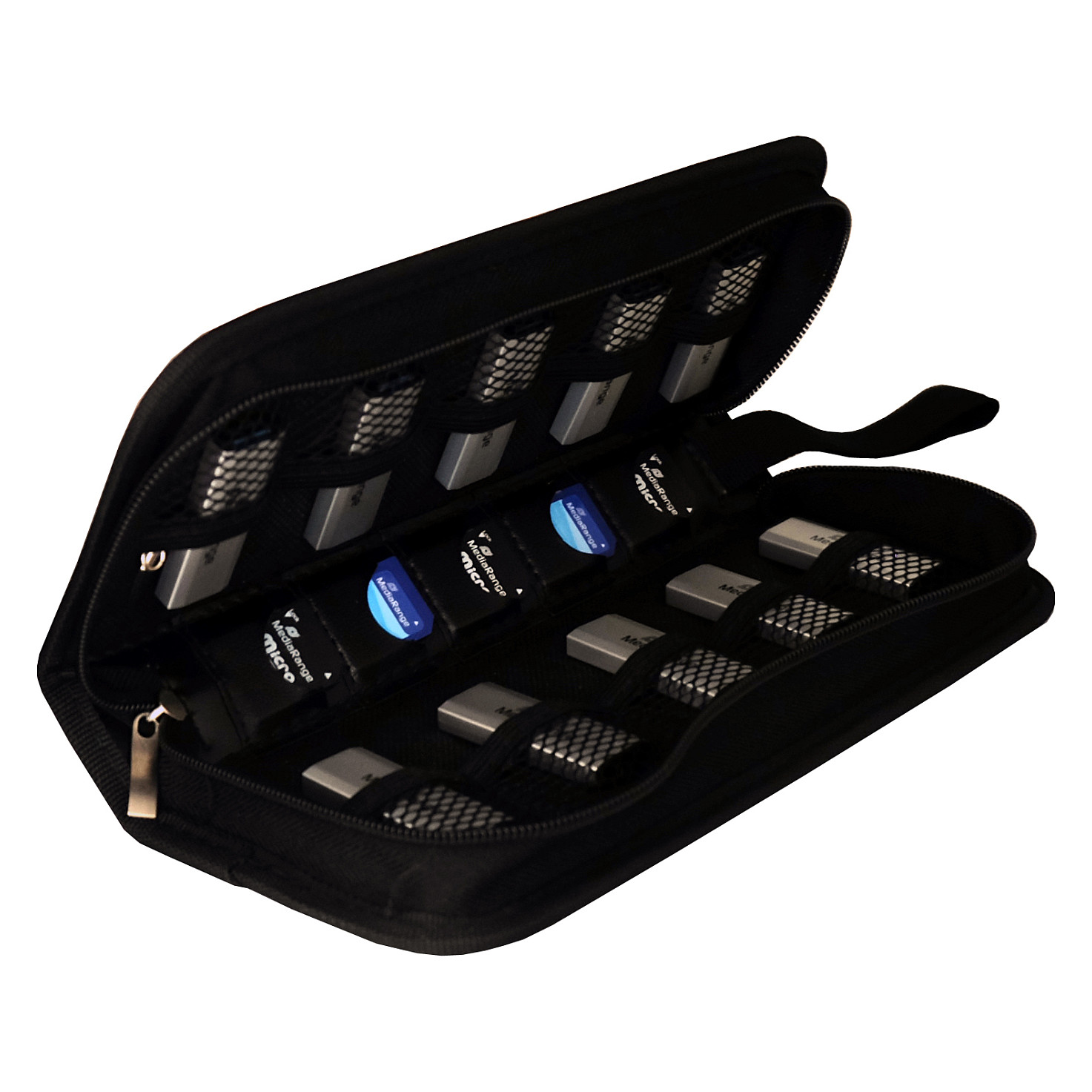 Card MediaRange USB Wallet für 5 SD Cards & 10 Sticks - 5