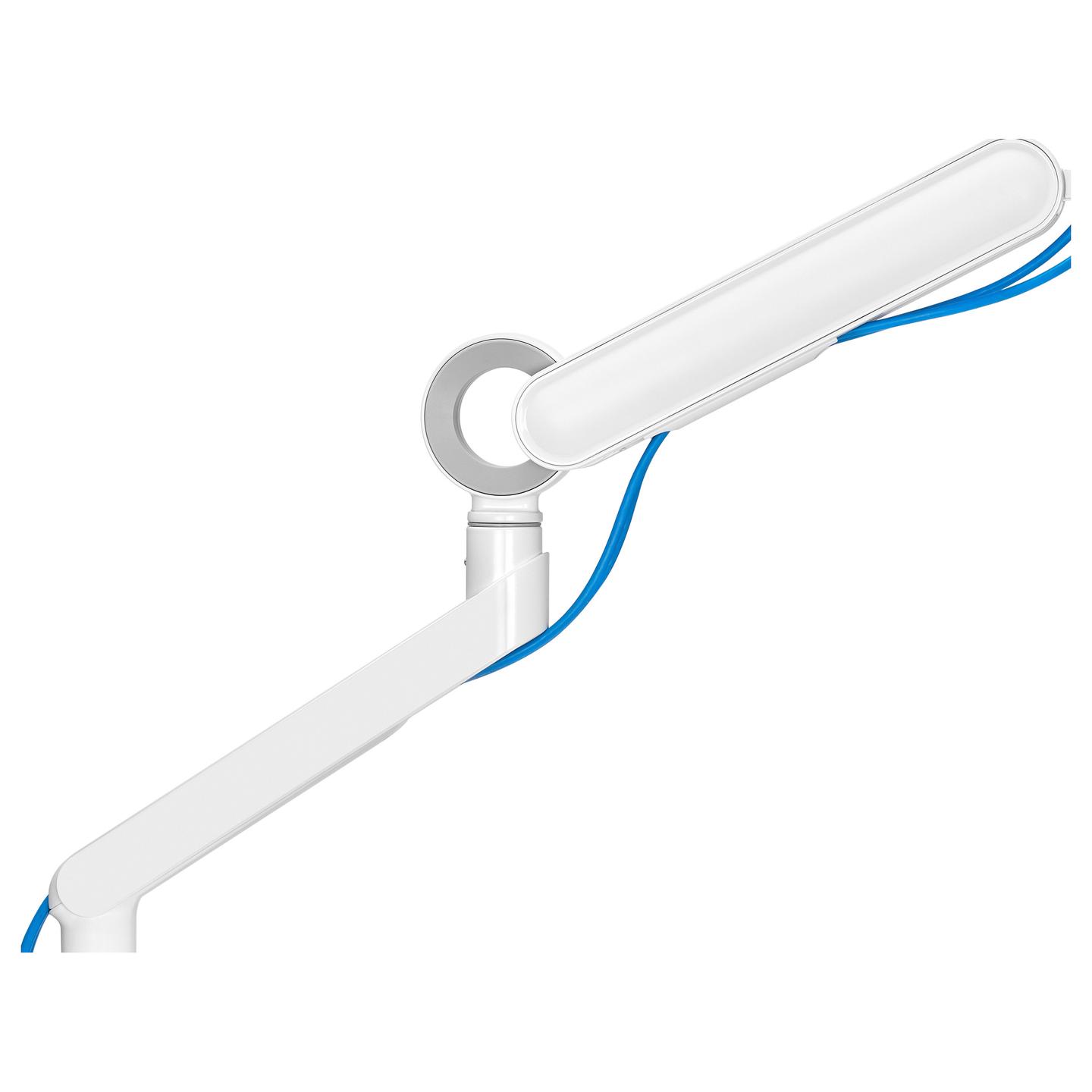 Mbajtëse për Monitor Equip 650185 / 1 Monitor / 17"-35" / 10.5kg / Gas Spring / Clamp-Grommet / Tilt ±40° / Swivel ±90° - Bardhë - 4