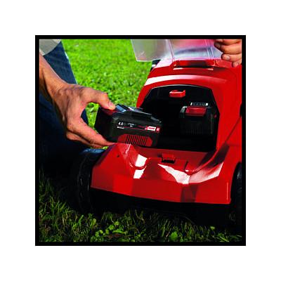 Kositëse Bari me Bateri Einhell GE-CM 36/41 Li, 41cm, 25–75mm, 50L, Brushless, 2x18V - Kuqe/Zezë - 5