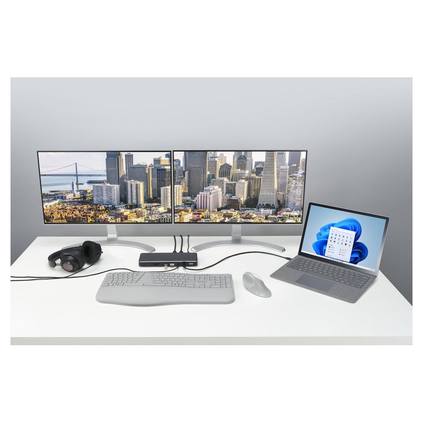 Docking Station Kensington SD5760T / Thunderbolt 4 / 13-Porta / Dual 4K / 96W Power Delivery - Hiri/Zezë - 16