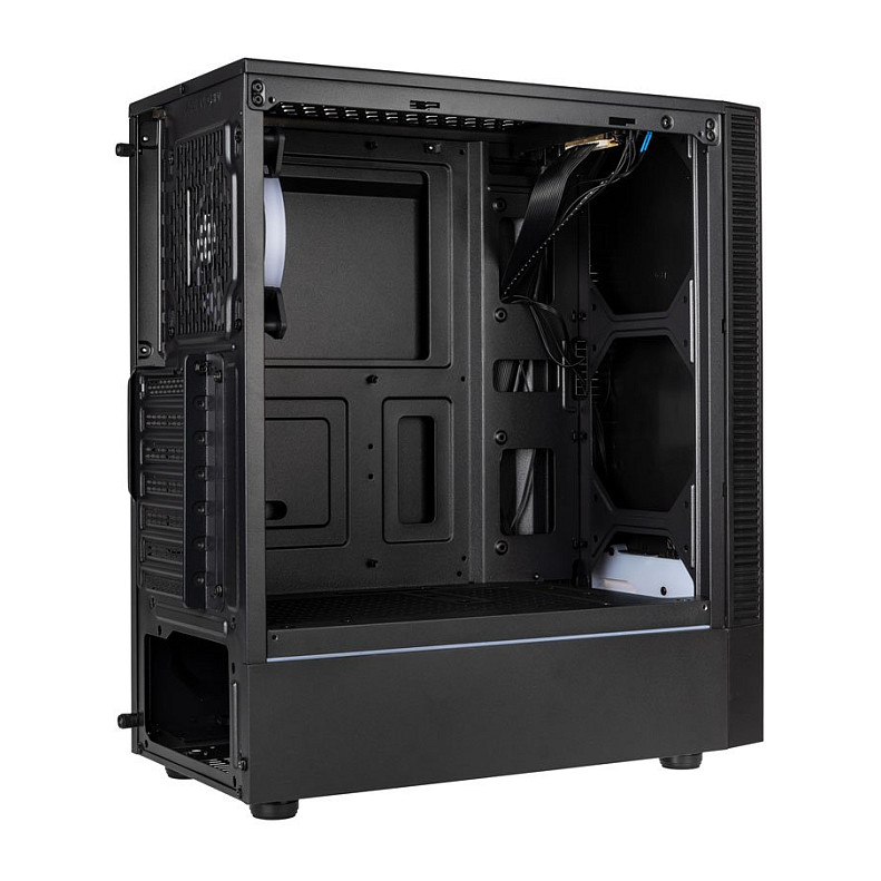 Kasë PC Kolink Inspire K9 ARGB / Midi Tower / ATX / 1x 120mm ARGB Fan / Tempered Glass - Zezë - 6