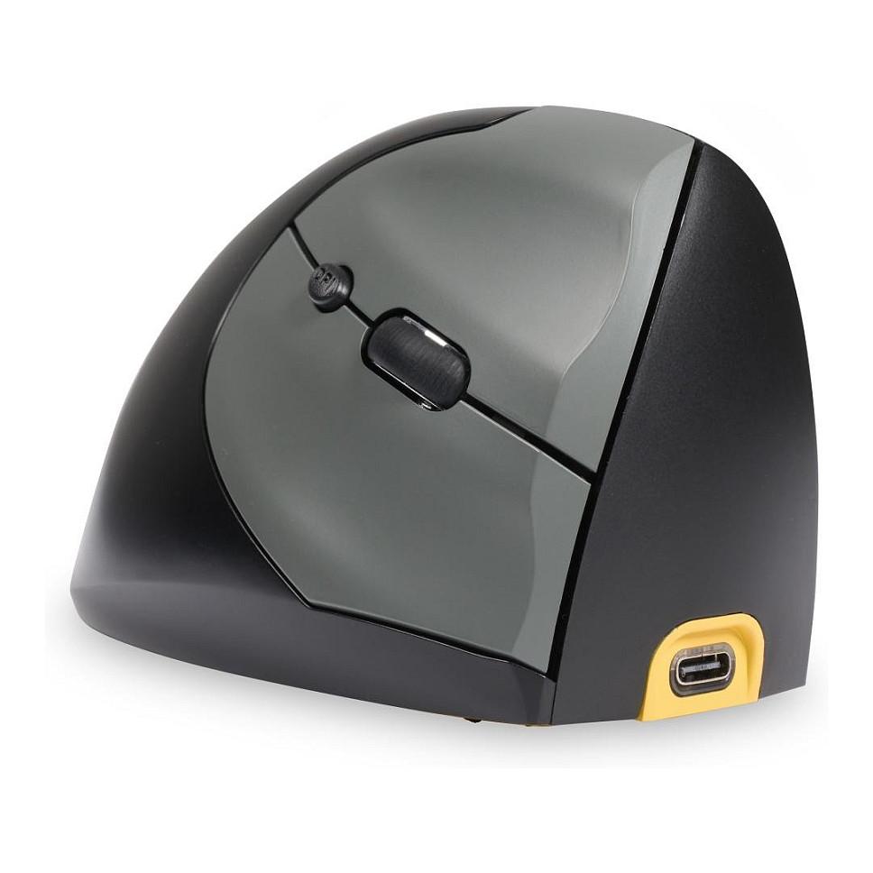 Maus pa kabllo Bakker HandShake / 3-Mode / Bluetooth / 6400 DPI / 7 Butona - Zezë/Hiri - 2