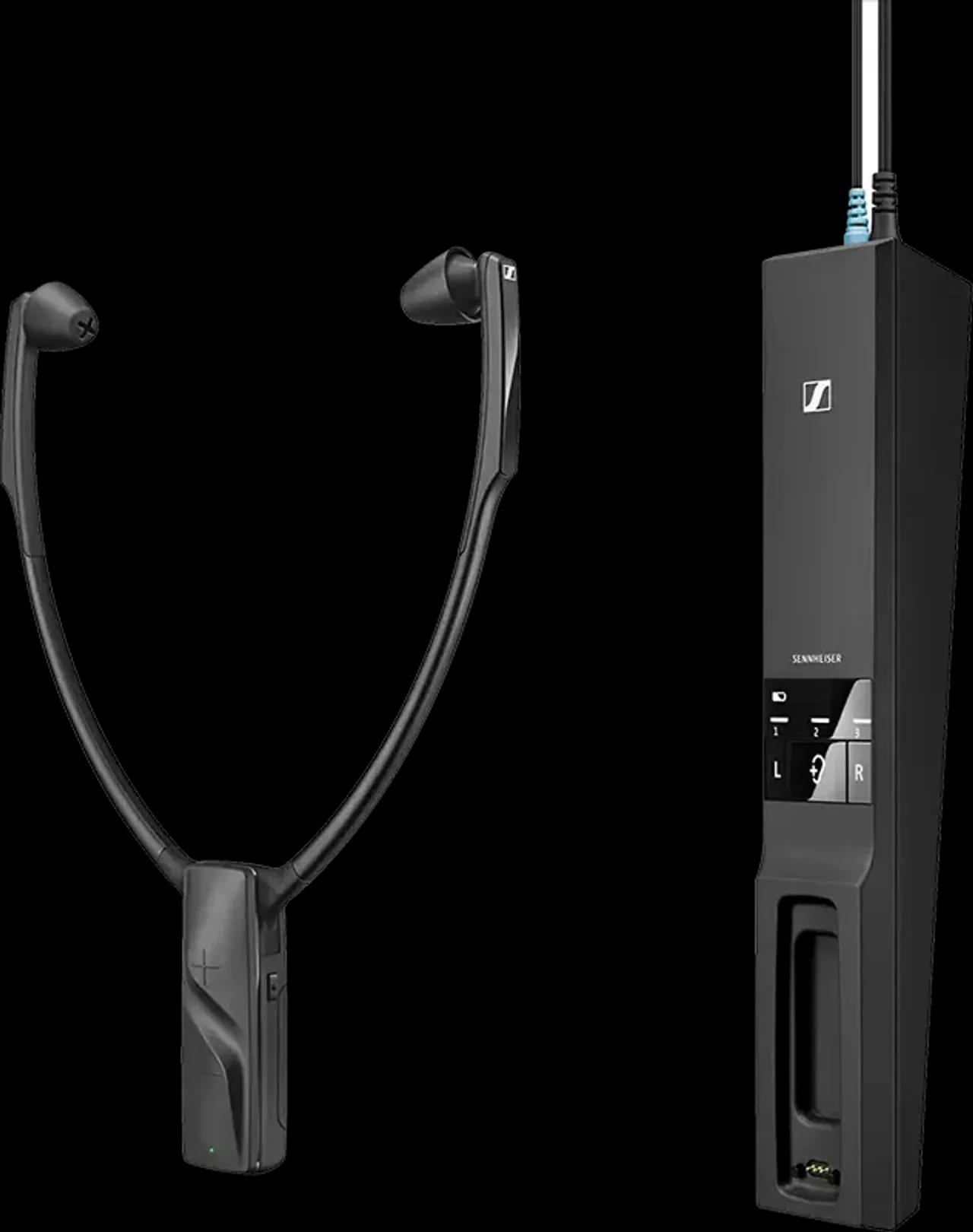 Kufje pa kabllo EPOS RS 5200 / UHF / 70m / 12 orë / 15–16.000 Hz / 3.5mm & Optical - Zezë - 2