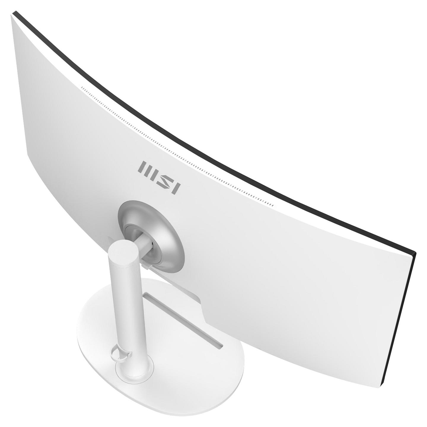 Monitor MSI Modern MD342CQPW, 34", UWQHD VA Curved, 120Hz, 1ms, 2xHDMI+DP+USB-C - Bardhë - 9