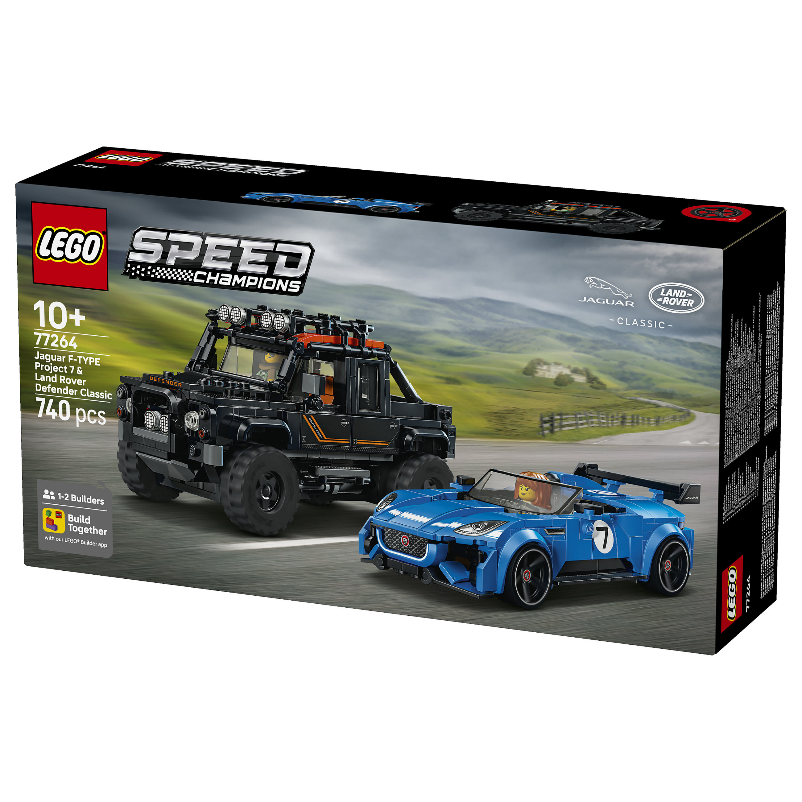 LEGO Speed Champions Jaguar Project 7 & Land Rover Defender - 9