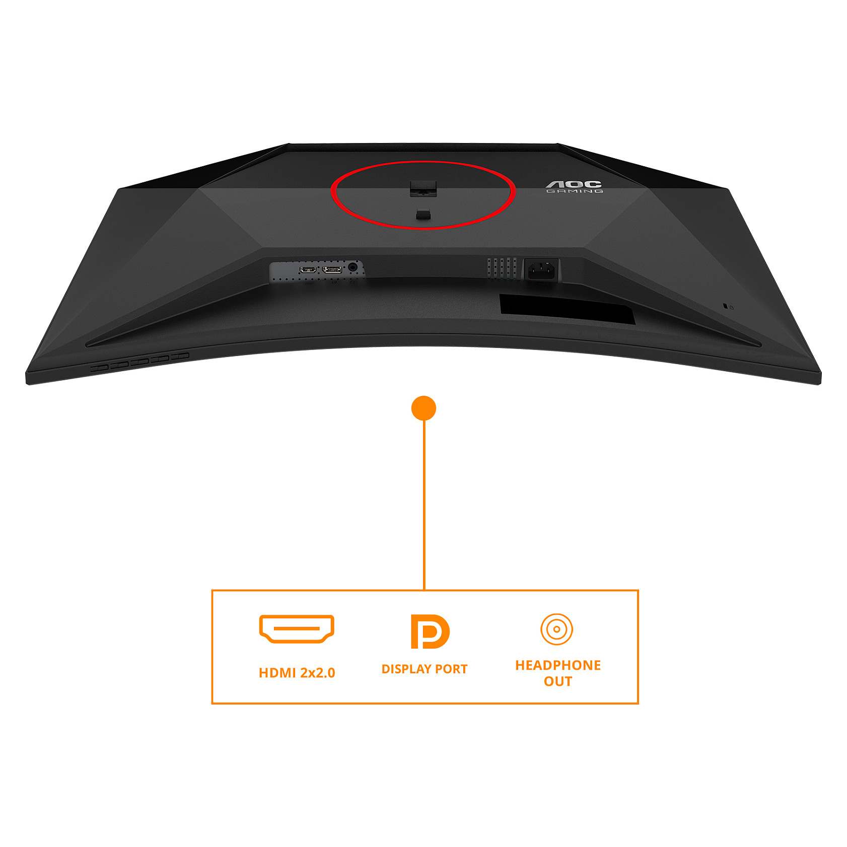 Monitor Gaming AOC G4 C32G4Z / 31.5" / Full HD VA Curved / 180Hz / 4ms / Speakers - Zezë+Kuqe - 3