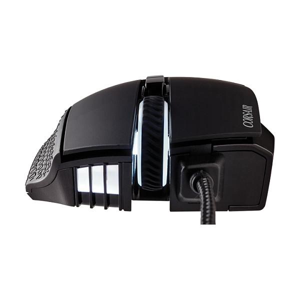 Maus Gaming me Kabllo Corsair Scimitar RGB Elite / 100-18.000 DPI / 17 Butona / 1000 Hz / USB / RGB – Zezë - 7
