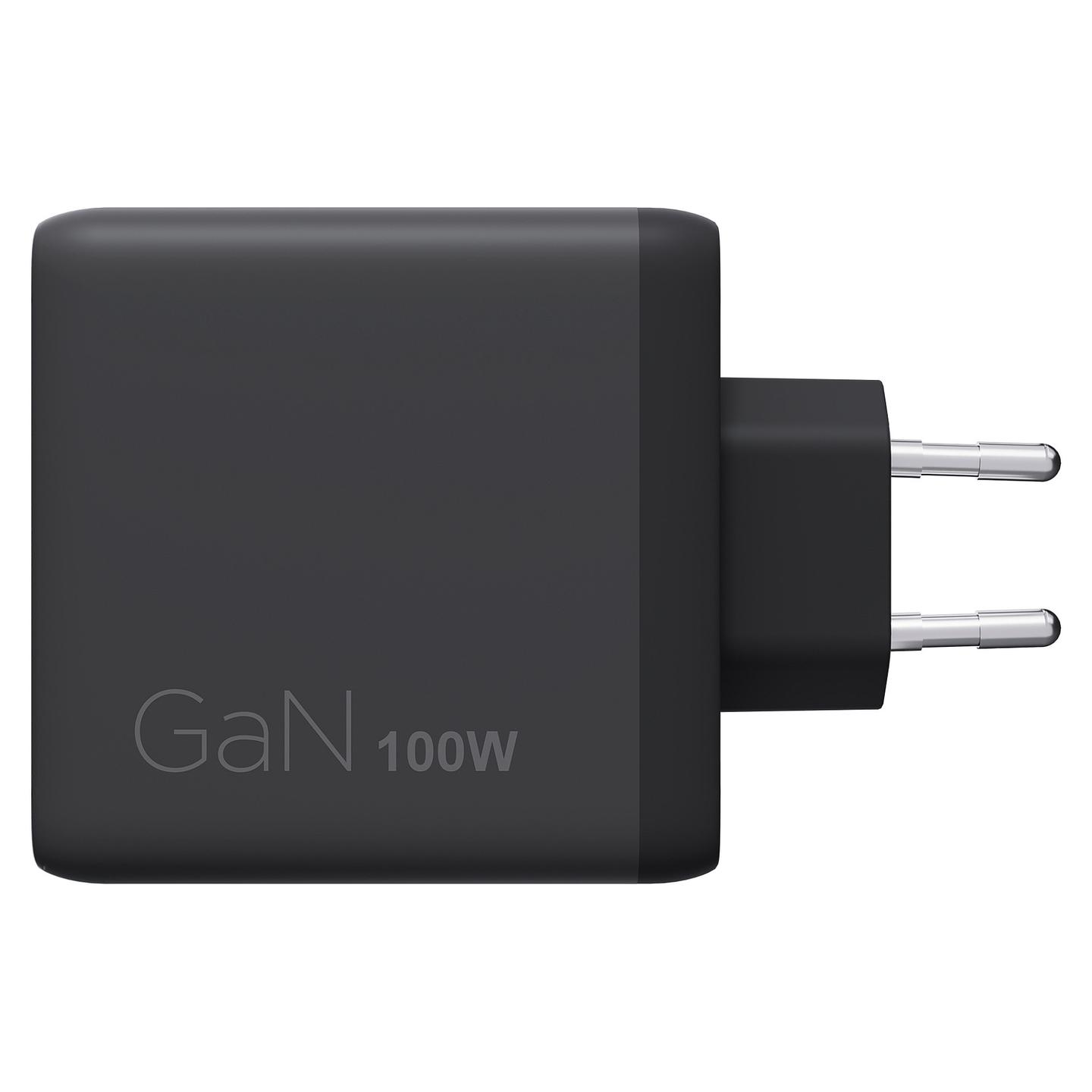 Adapter për Laptop Lenovo 40AW100BEU / 100W / USB-C / GaN / Multi-Port - Zezë - 3
