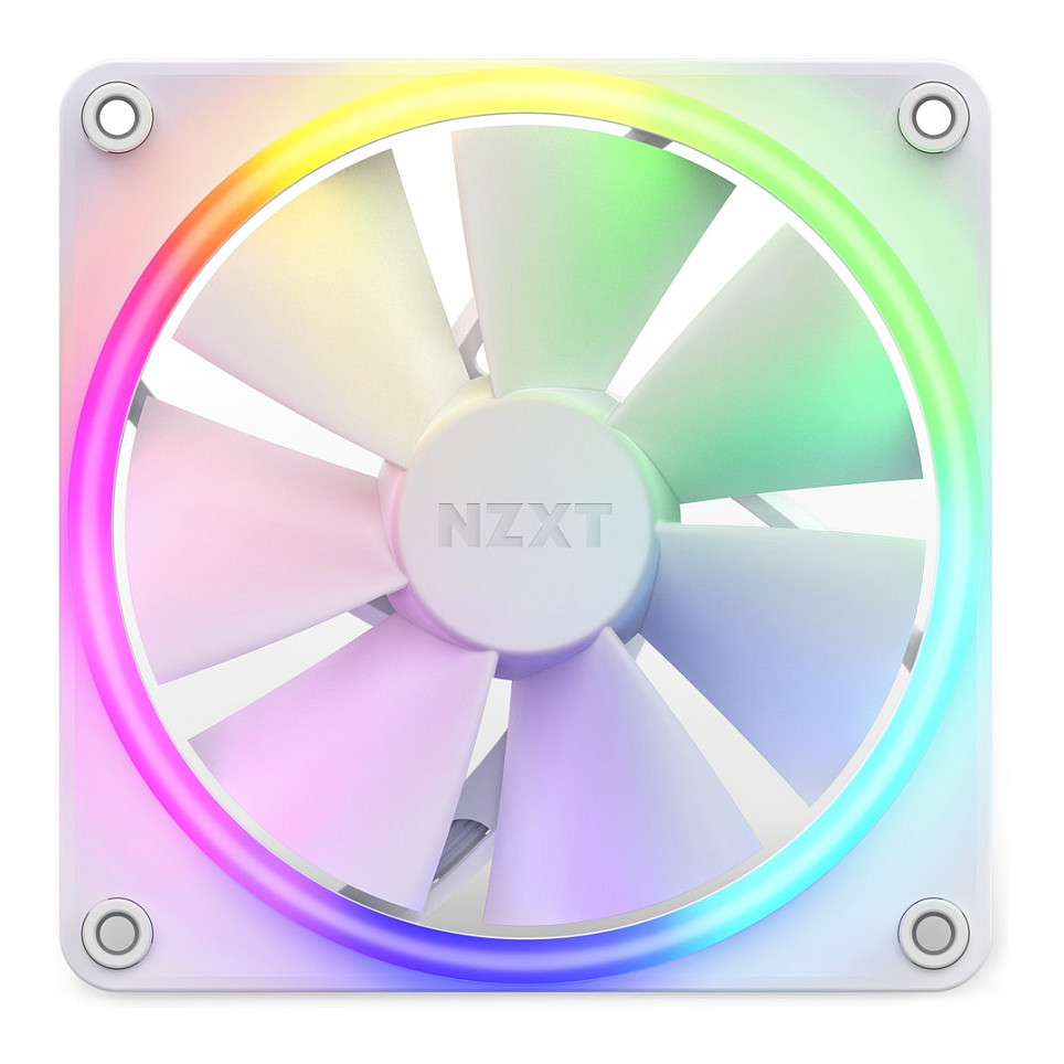 Ftohës për Kasë NZXT F120 / 120mm / 500-1800 RPM / PWM / RGB – Bardhë - 3