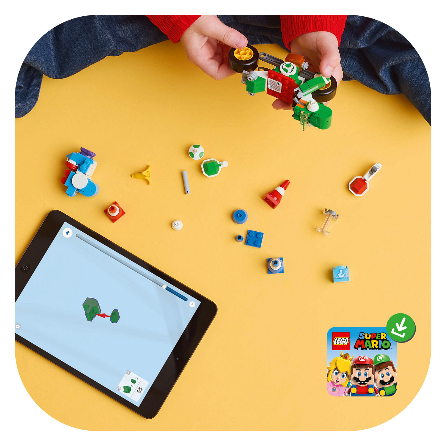 LEGO Super Mario Mario Kart – Yoshi Bike - 21