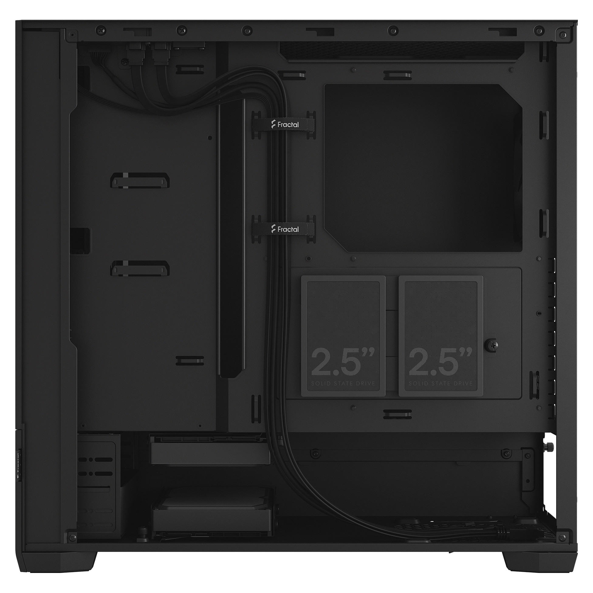 Kasë PC Fractal Design Pop Air / Tower / ATX / 3x 120mm Fan - Zezë - 10