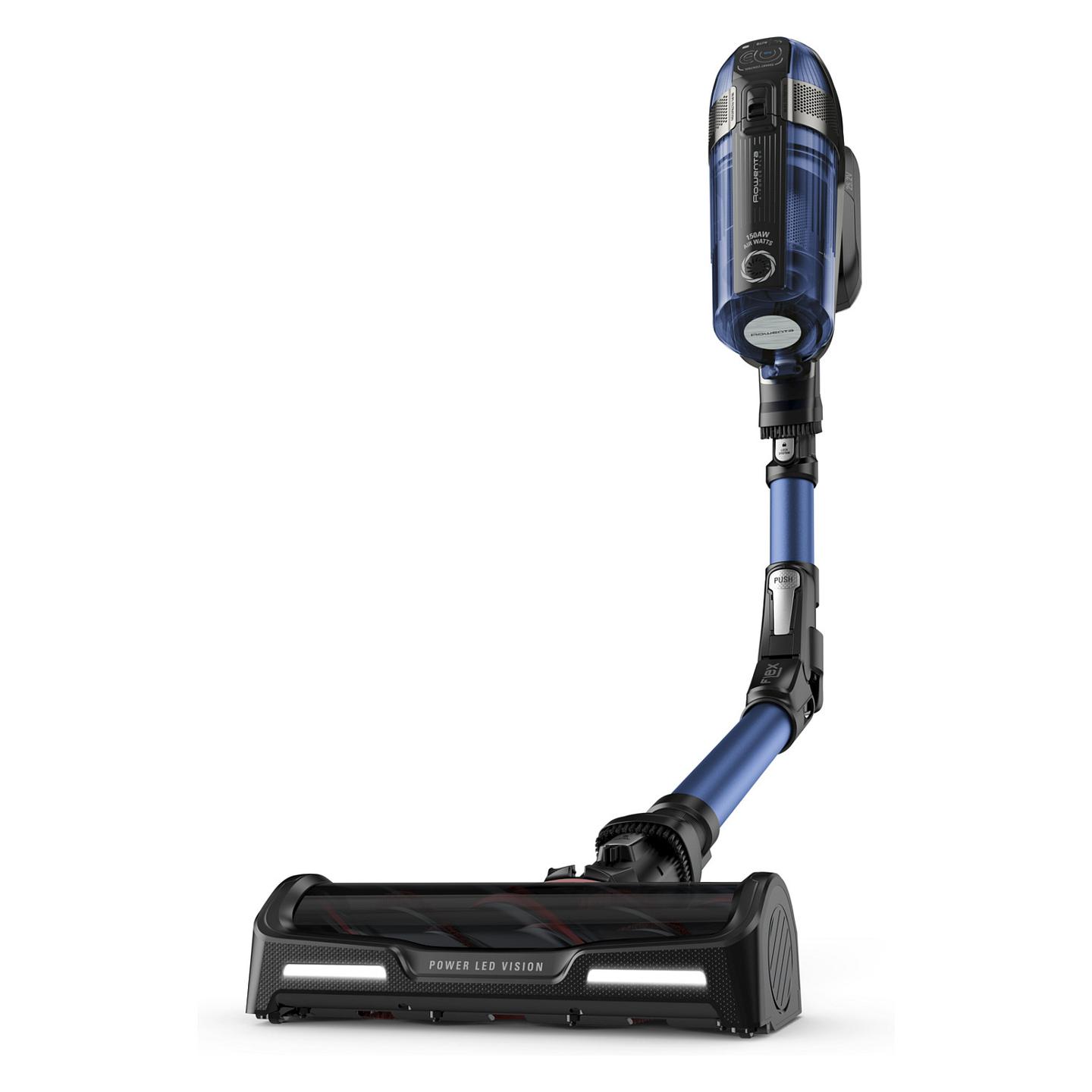 Fshesë Elektrike Rowenta X-Force Flex 12.60 Aqua RH98C0, 150AW, 25.2V, 0.9L, 45min, Pastrim i Thatë dhe i Lagësht, 2-në-1 - Blu, Zezë - 13