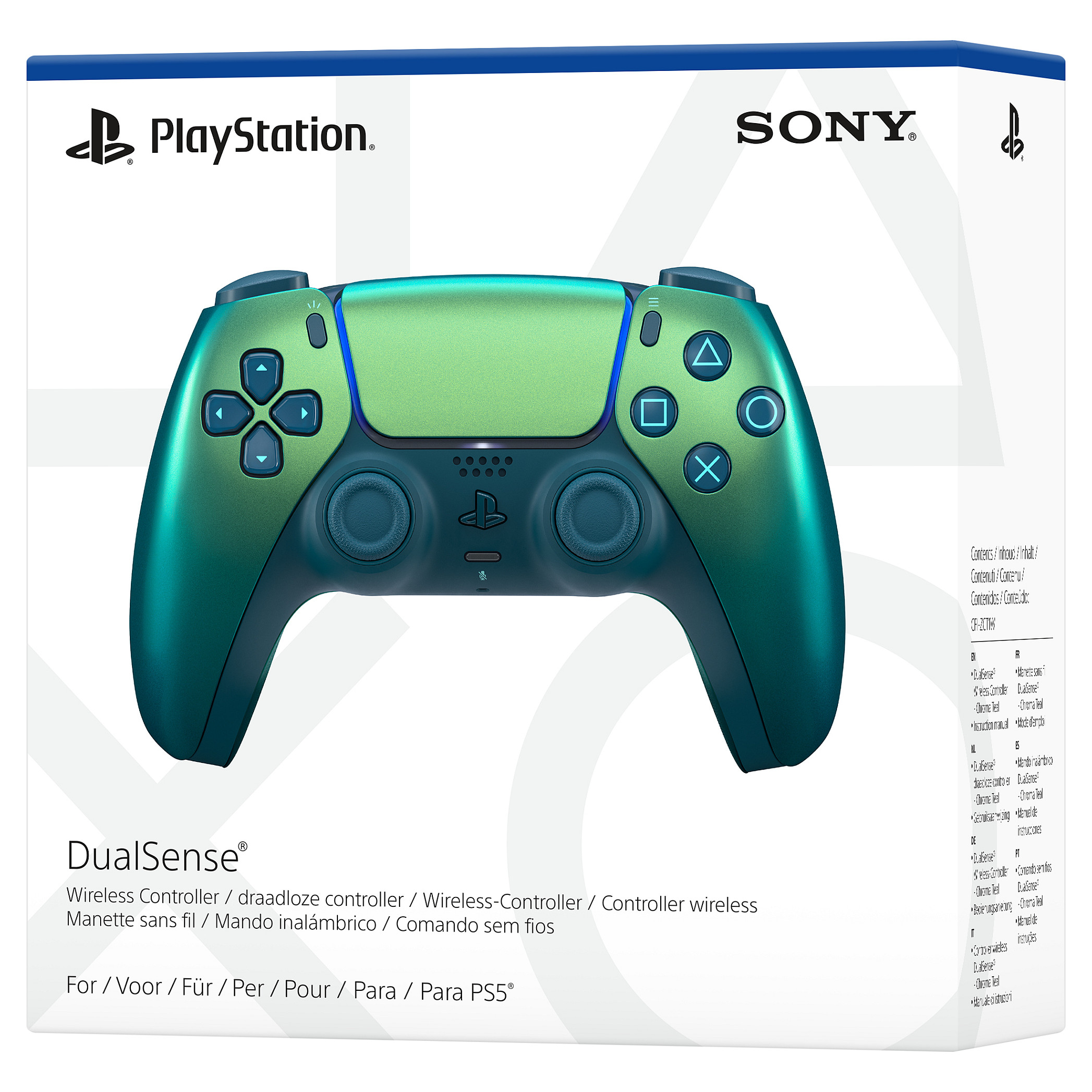 Kontroller Sony DualSense Chroma Teal Edition / Wireless & Wired – Gjelbër - 9