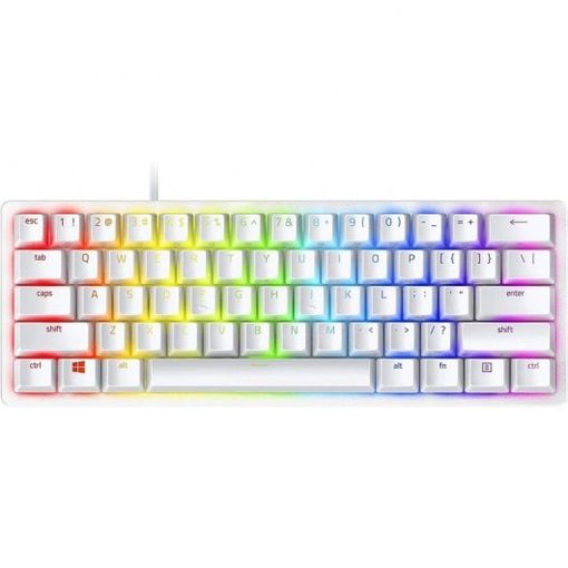 Tastierë Gaming Razer Huntsman Mini / Wired / USB-C / 60% / Red Optical - Bardhë - 2