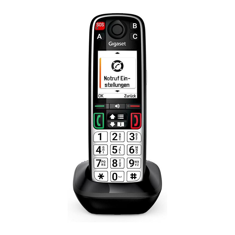 Telefon VoIP Gigaset EASY 500HX, DECT/GAP, CAT-iq 2.0/2.1, 2.2" TFT, SOS, Hands-Free - Zezë - 4
