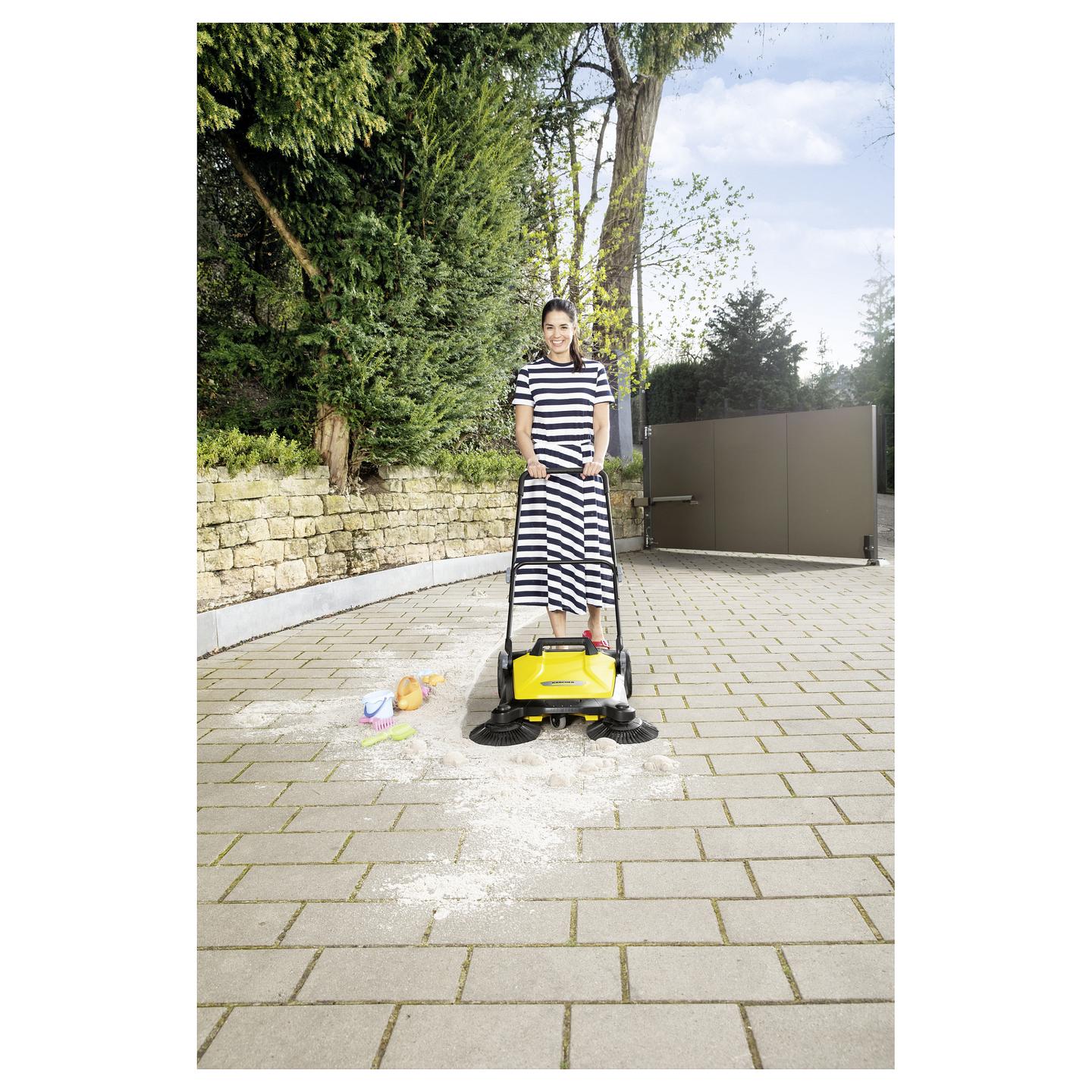 Makineri për Fshirje Kärcher S 4 Twin 2-in-1 / 680mm / 20L / 2400m²/h / 4 Furça Anësore – Zezë/Verdhë - 8