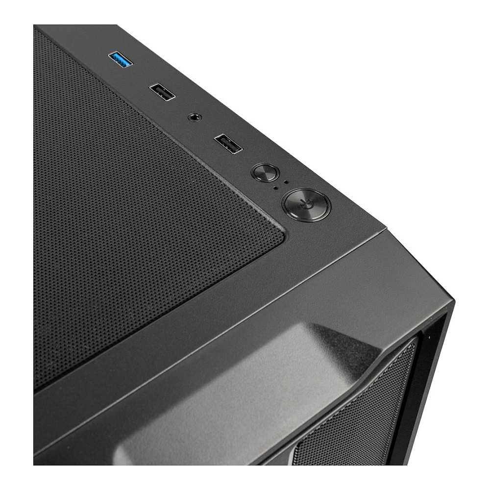 Kasë PC Kolink Inspire K12 ARGB / Midi Tower / ATX / 1x 120mm ARGB/PWM Fan / Tempered Glass - Zezë - 6
