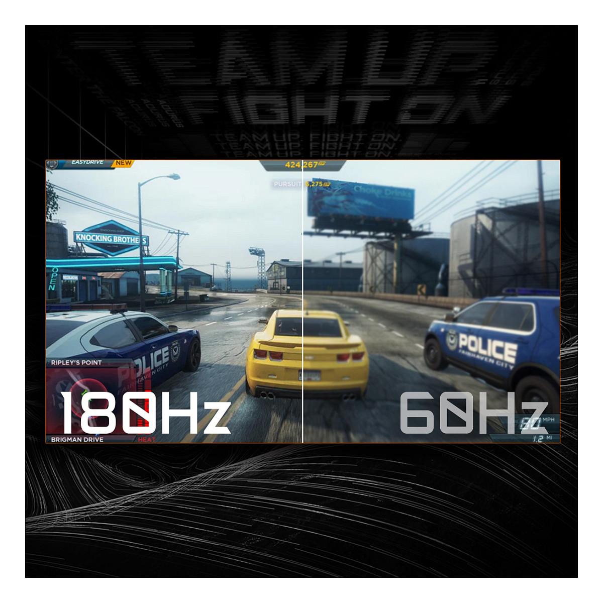 Monitor Gaming GIGABYTE GS27QA / 27" / QHD LCD / 180Hz / 1ms / HDMI+DP - Zezë - 8