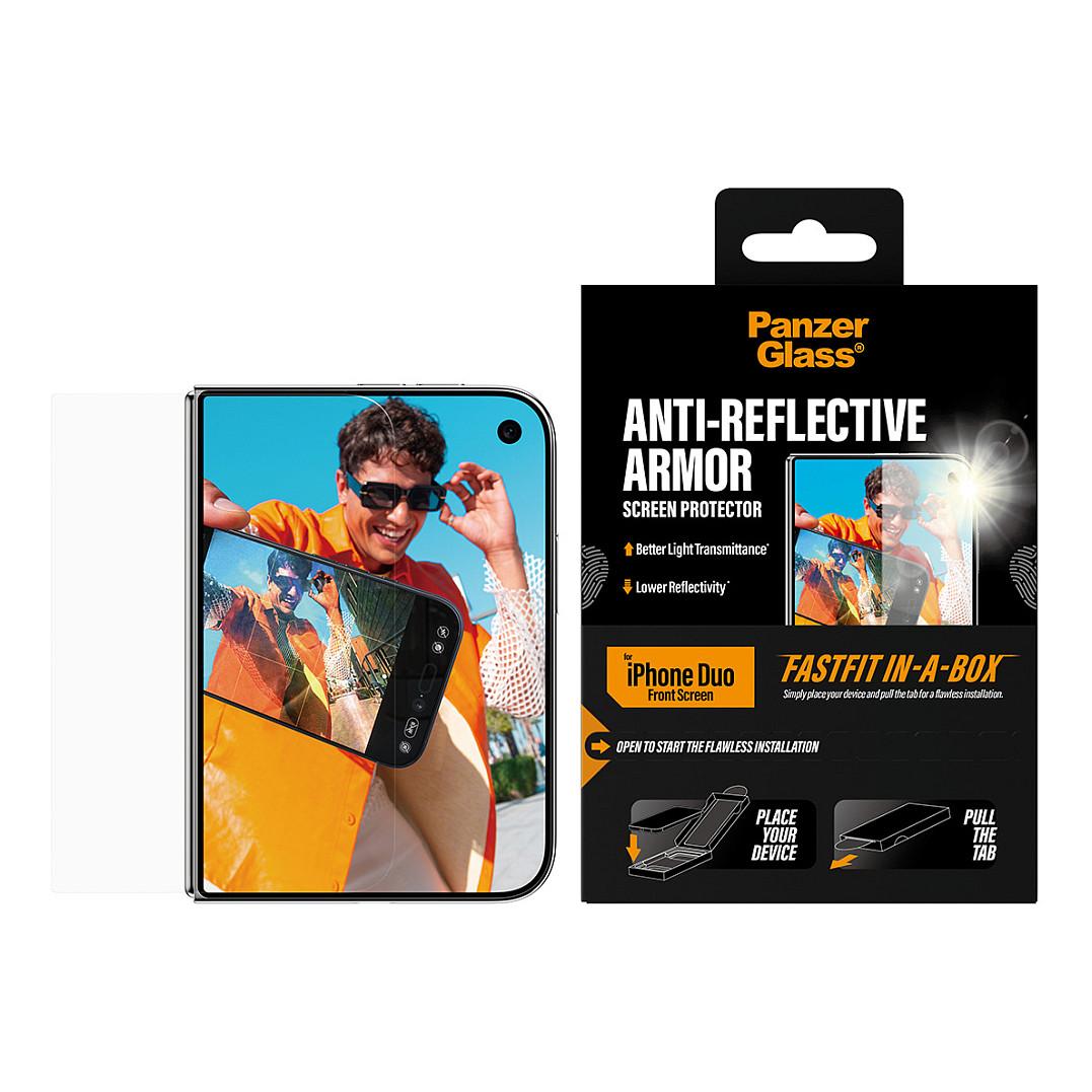 Mbrojtës Ekrani PanzerGlass Anti-Reflective Armor, iPhone Duo, Front - Transparente - 2