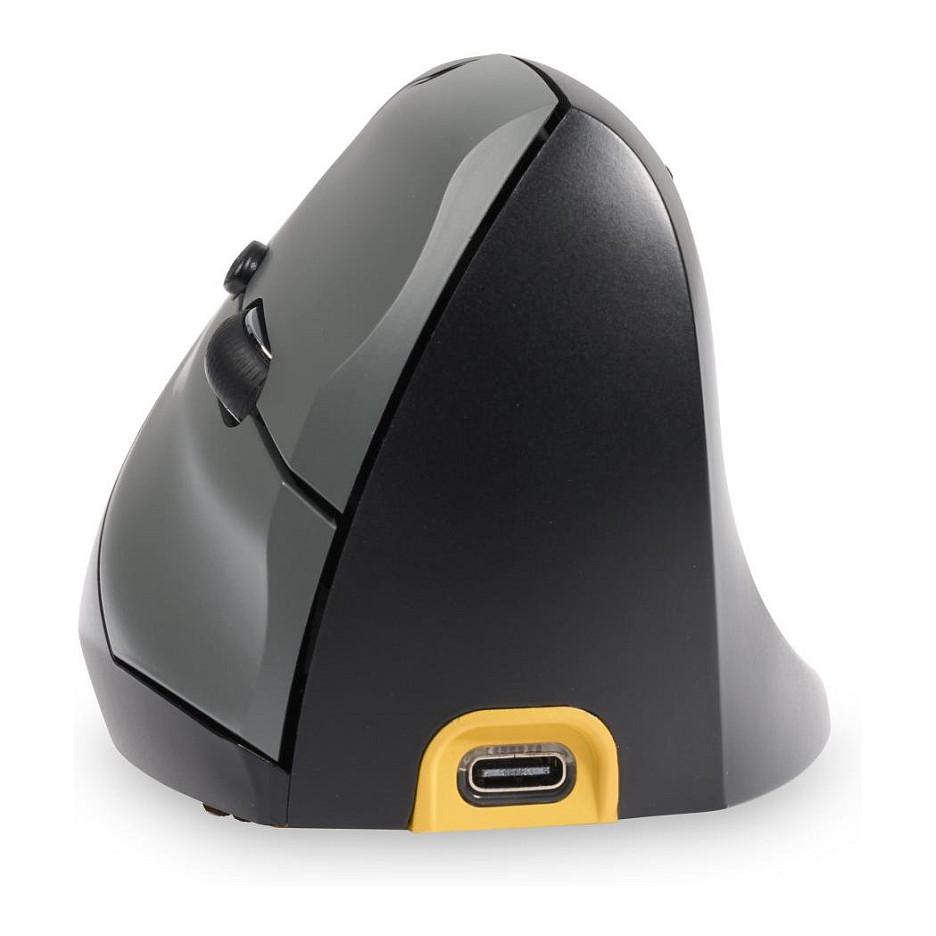Maus pa kabllo Bakker HandShake / 3-Mode / Bluetooth / 6400 DPI / 7 Butona - Zezë/Hiri - 3