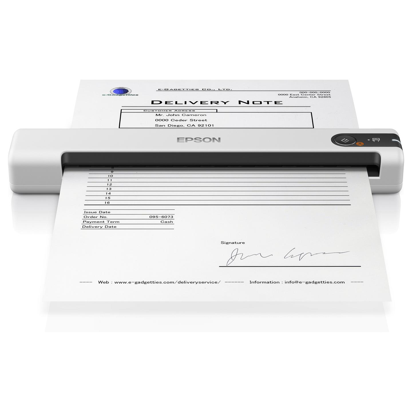 Skaner Dore Epson WorkForce DS-70 / A4 / CIS / 600 × 600 DPI / 5.5 sek./faqe / USB 2.0 / 270 g - Bardhë/Zezë - 3