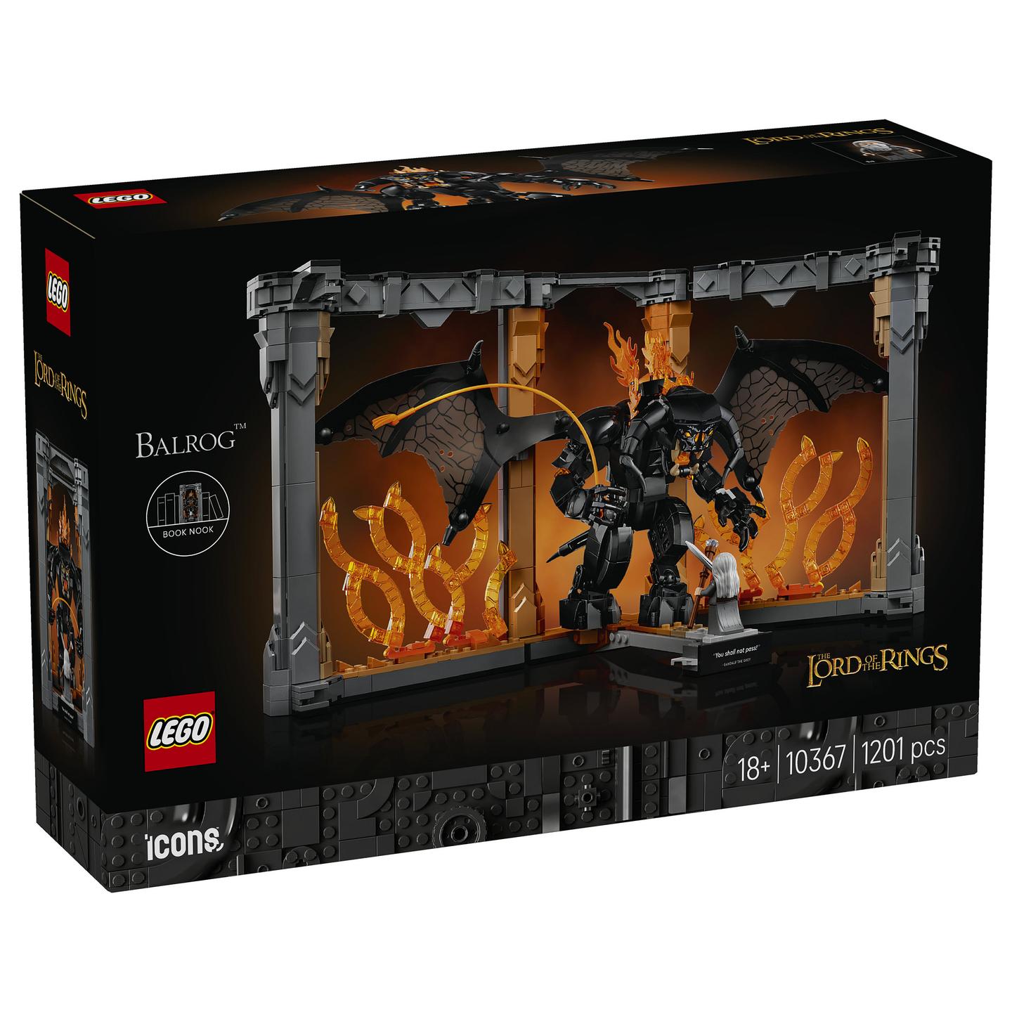 LEGO Icons The Lord of the Rings: Gandalf vs. Balrog 10367 - 7
