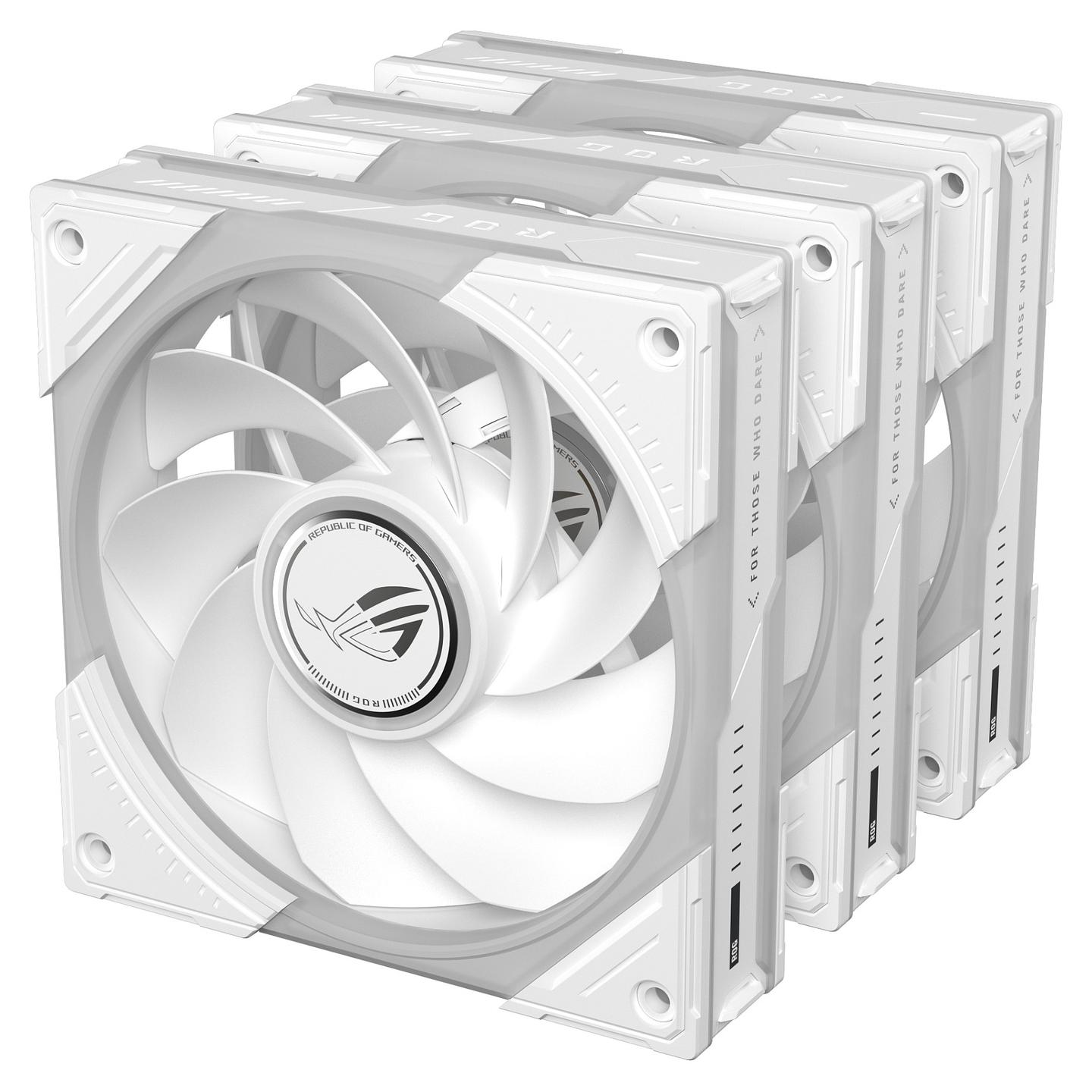 FtohĂ«s pĂ«r KasĂ« ASUS ROG Eurux GR120 / 120mm / 2200 RPM / PWM / ARGB / 3 CopĂ« â BardhĂ« - 25