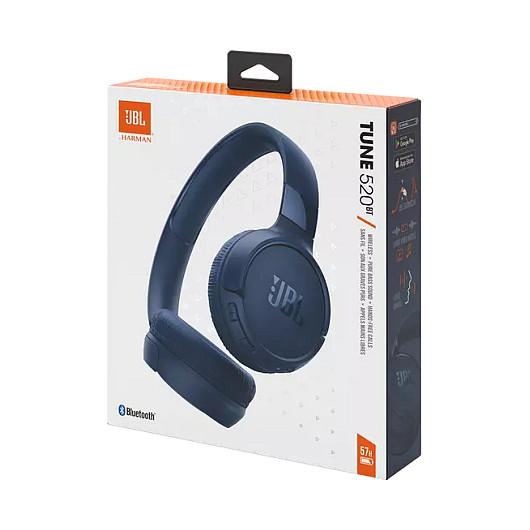 Kufje pa kabllo JBL Tune 520BT, 33mm, Bluetooth 5.3, Pure Bass, Multipoint, Mikrofon - Blu - 11