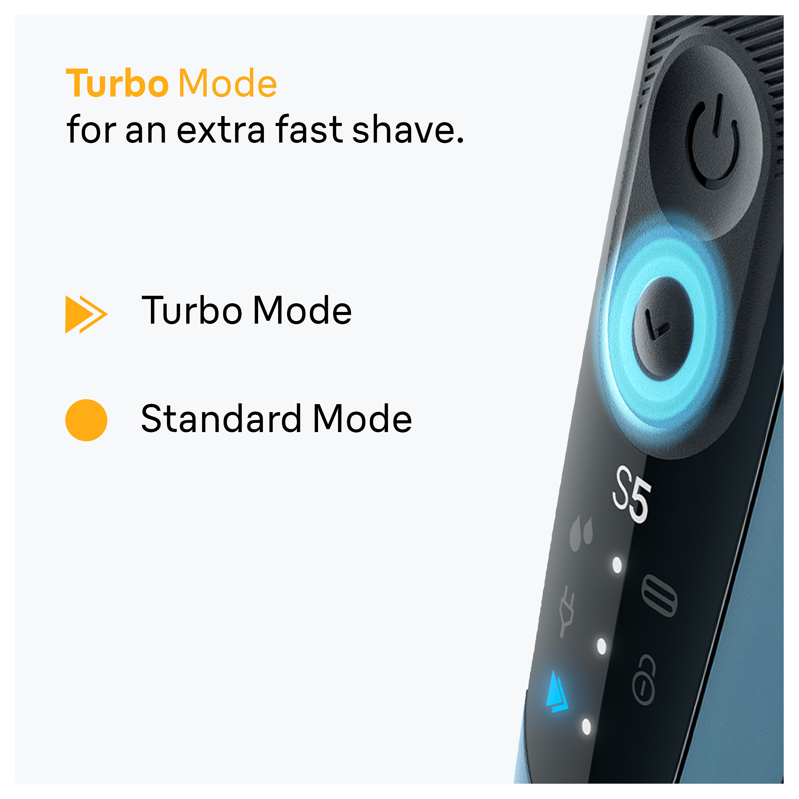 Makinë e rrojës Braun Series 5 52-B1650S / Wet & Dry / 100% Waterproof / EasyClick / Beard Trimmer / Body Groomer / 50 Min – Blu/Zezë - 4