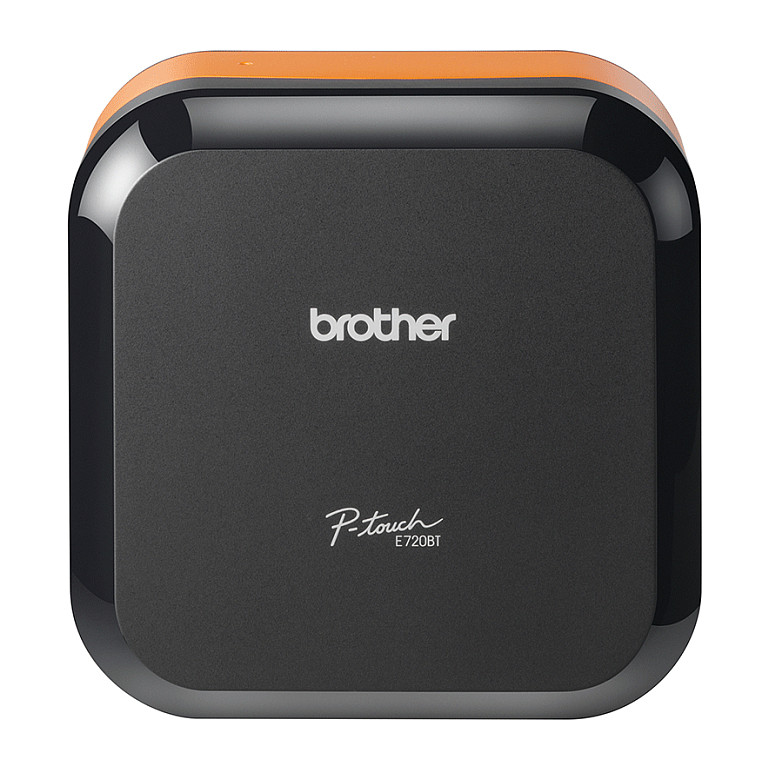 Printer Industrial Etiketash Brother PT-E720BT / Thermal Transfer / 180 × 180 DPI / Bluetooth & USB / 24 mm - Zezë/Portokalli