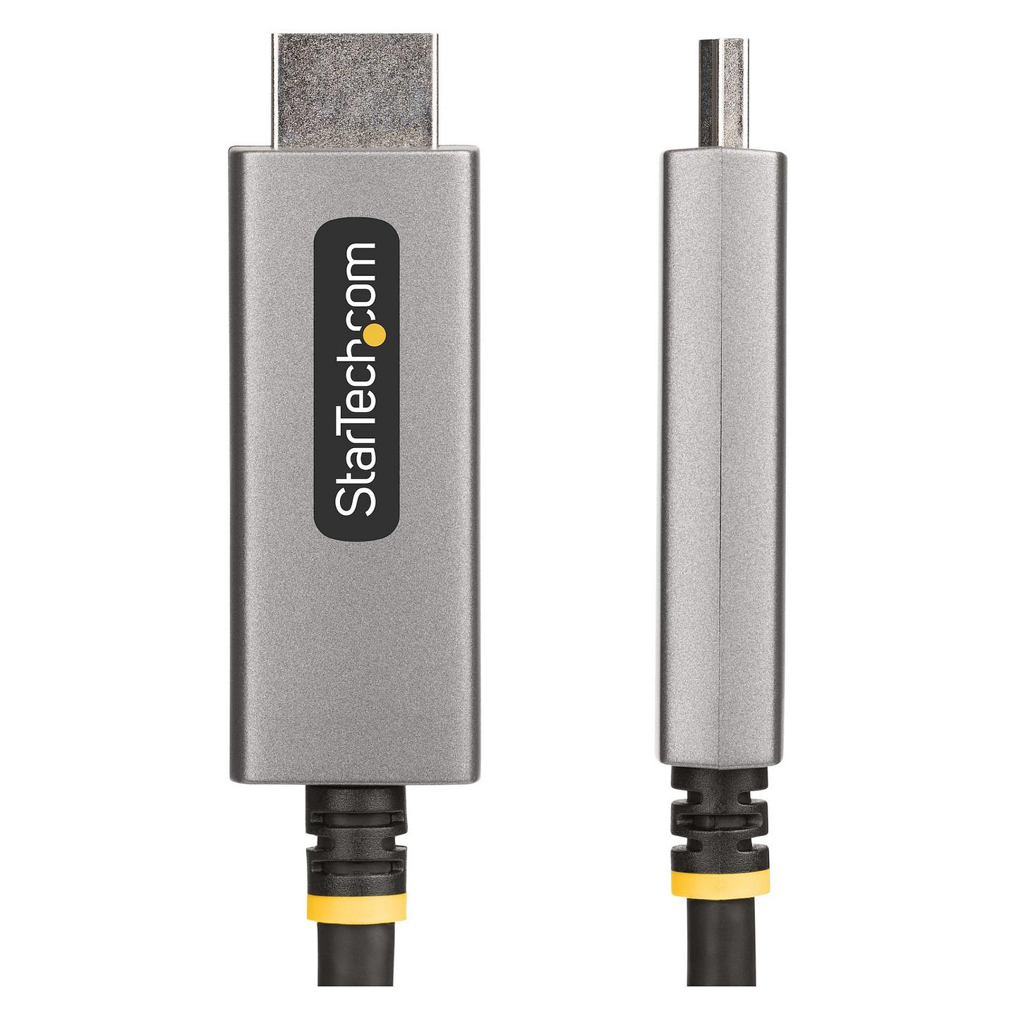 Kabllo DisplayPort StarTech.com 133DISPLAYPORTHDMI21 / DisplayPort në HDMI / 2m / DisplayPort 1.4 / HDMI 2.1 / 8K 60Hz / 4K 144Hz - Argjend - 3