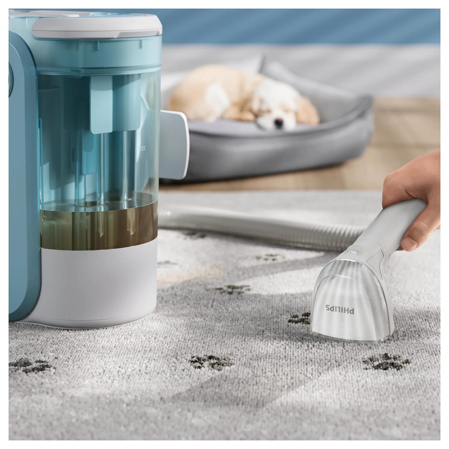 Pastrues njollash Philips 3000 Series XW3193/11 / 400W / 1.6L / 1.3L / PowerCyclone Aqua / 3-in-1 Nozzle / Auto Clean / LED – Bardhë/Blu - 6