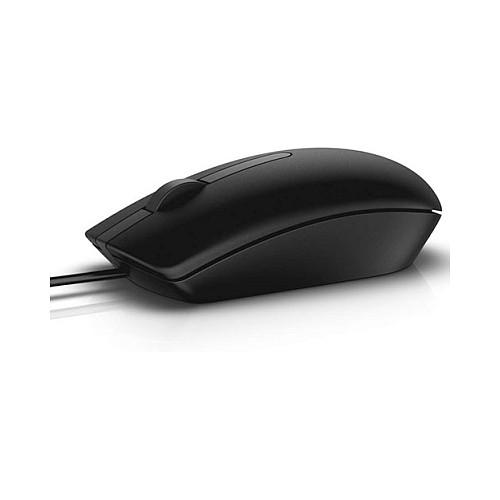 Maus me kabllo Dell MS116-BK / USB Type-A / 1000 DPI / 3 Butona / Optik - Zezë - 2
