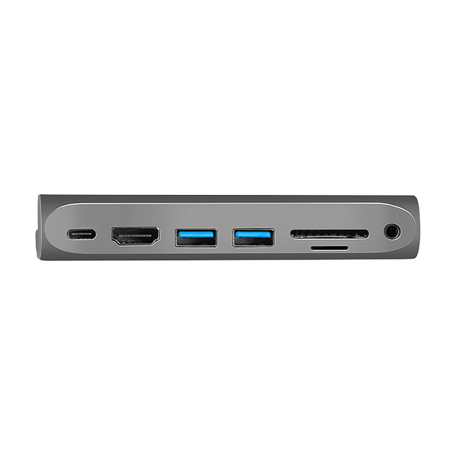 Docking Station LogiLink UA0385 / USB-C / HDMI 4K 60Hz / 2x USB 3.0 / SD & Micro SD / 3.5mm Audio / USB-C PD 60W – Hiri - 3