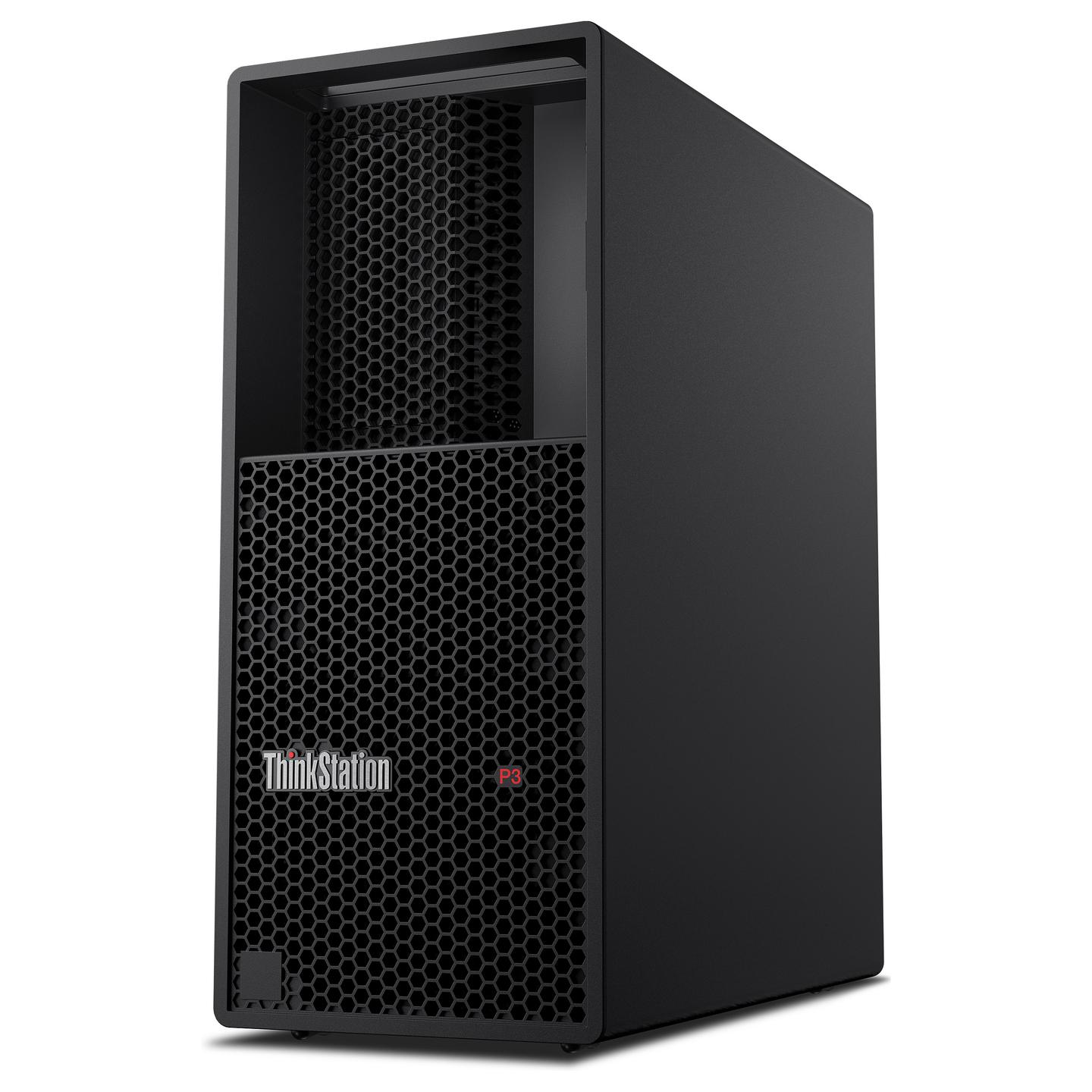 Kompjuter Lenovo ThinkStation P3 Tower Gen 2, Ultra 7 265K, 32GB DDR5, 512GB, RTX A1000 8GB - Zezë - 3